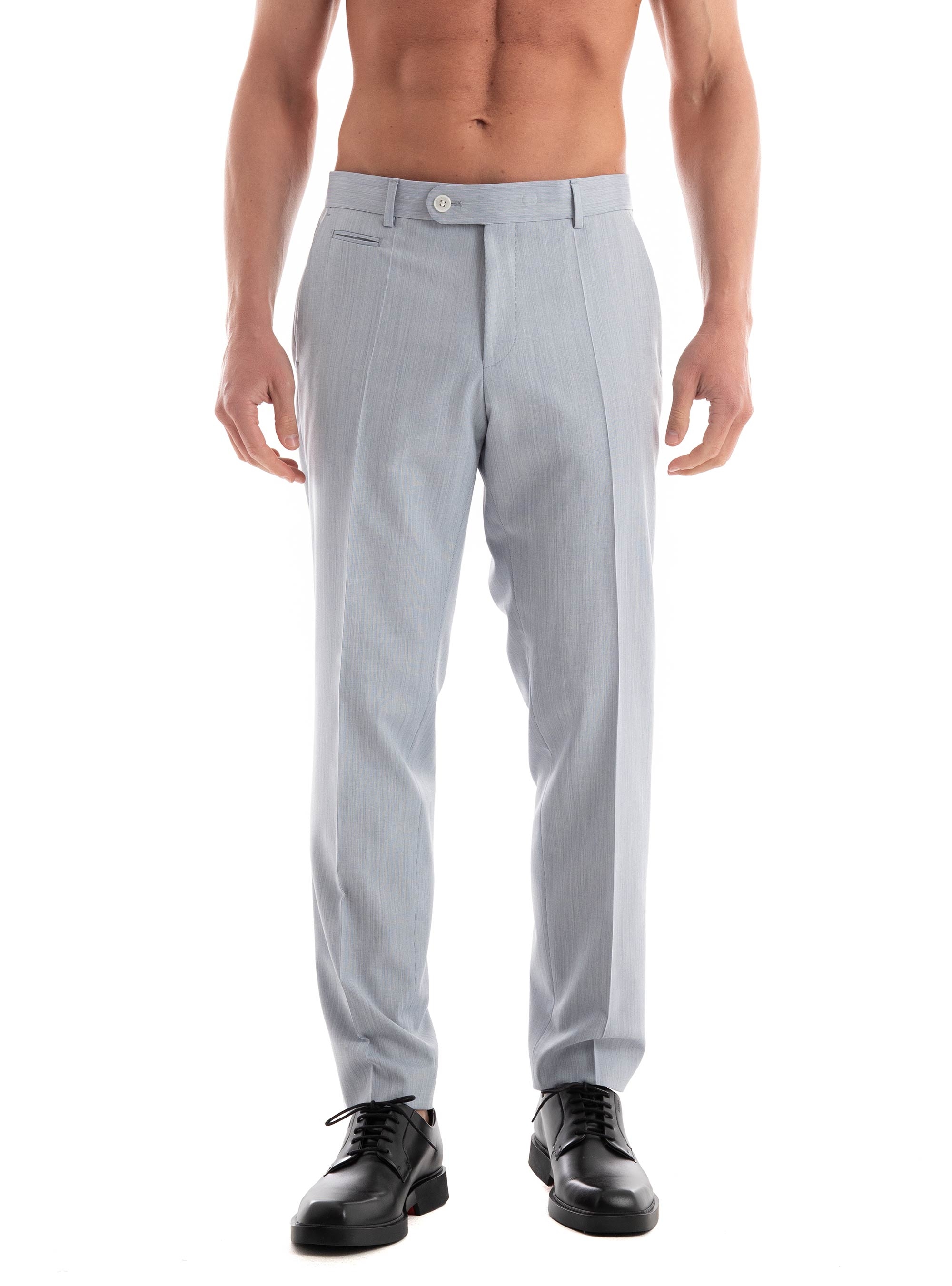 BOSS Slim Fit Pants H-Genius-DTL-242 - Light Blue