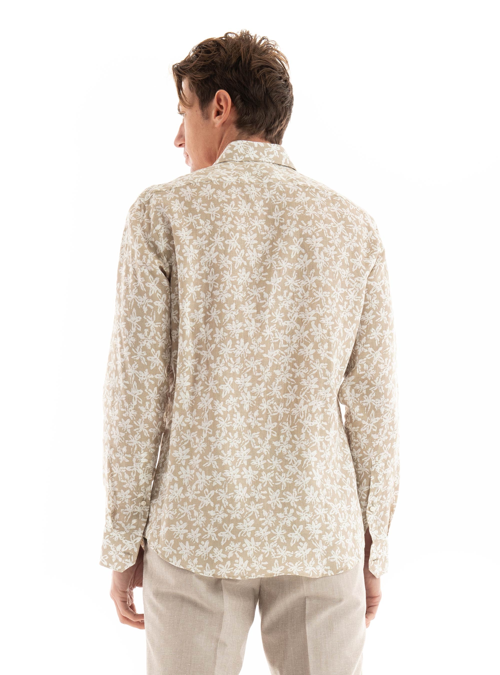 BOSS Regular Fit Shirt H-JOE-spread-C1-222 - Dark Beige