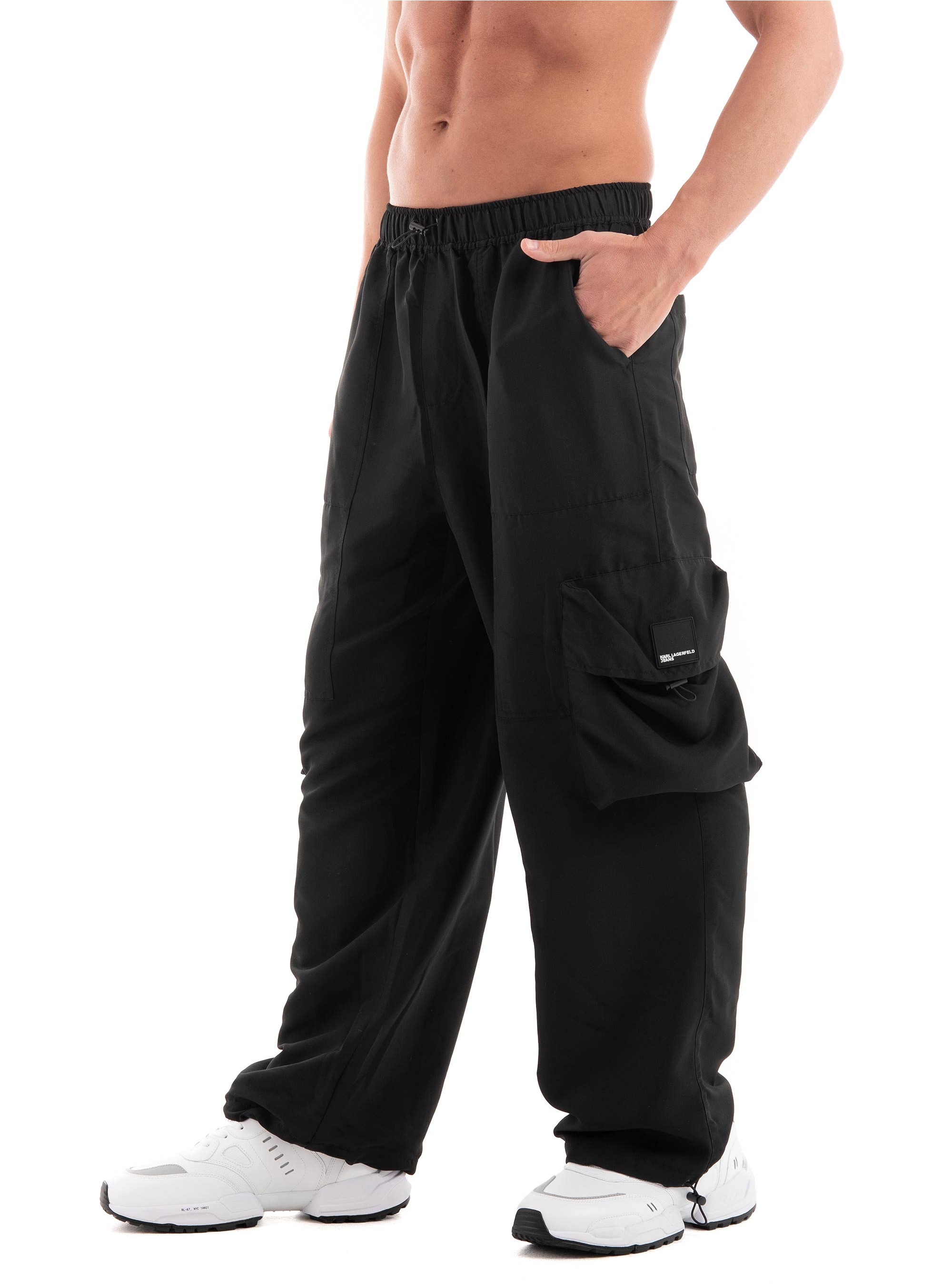 Karl Lagerfeld Jeans Utility Cargo Pants - Black