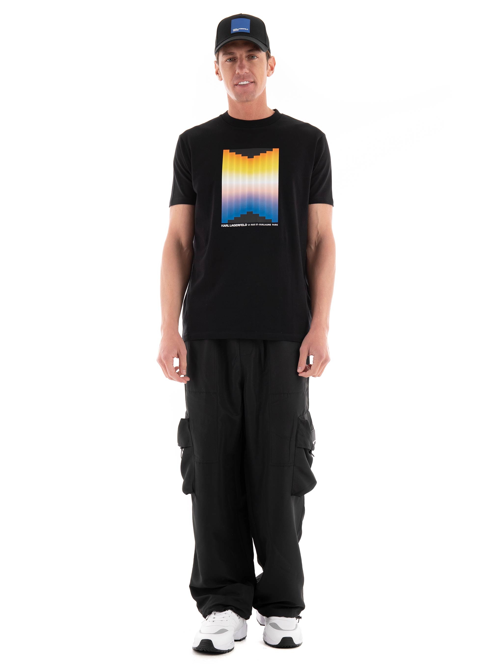 Karl Lagerfeld Jeans Utility Cargo Pants - Black