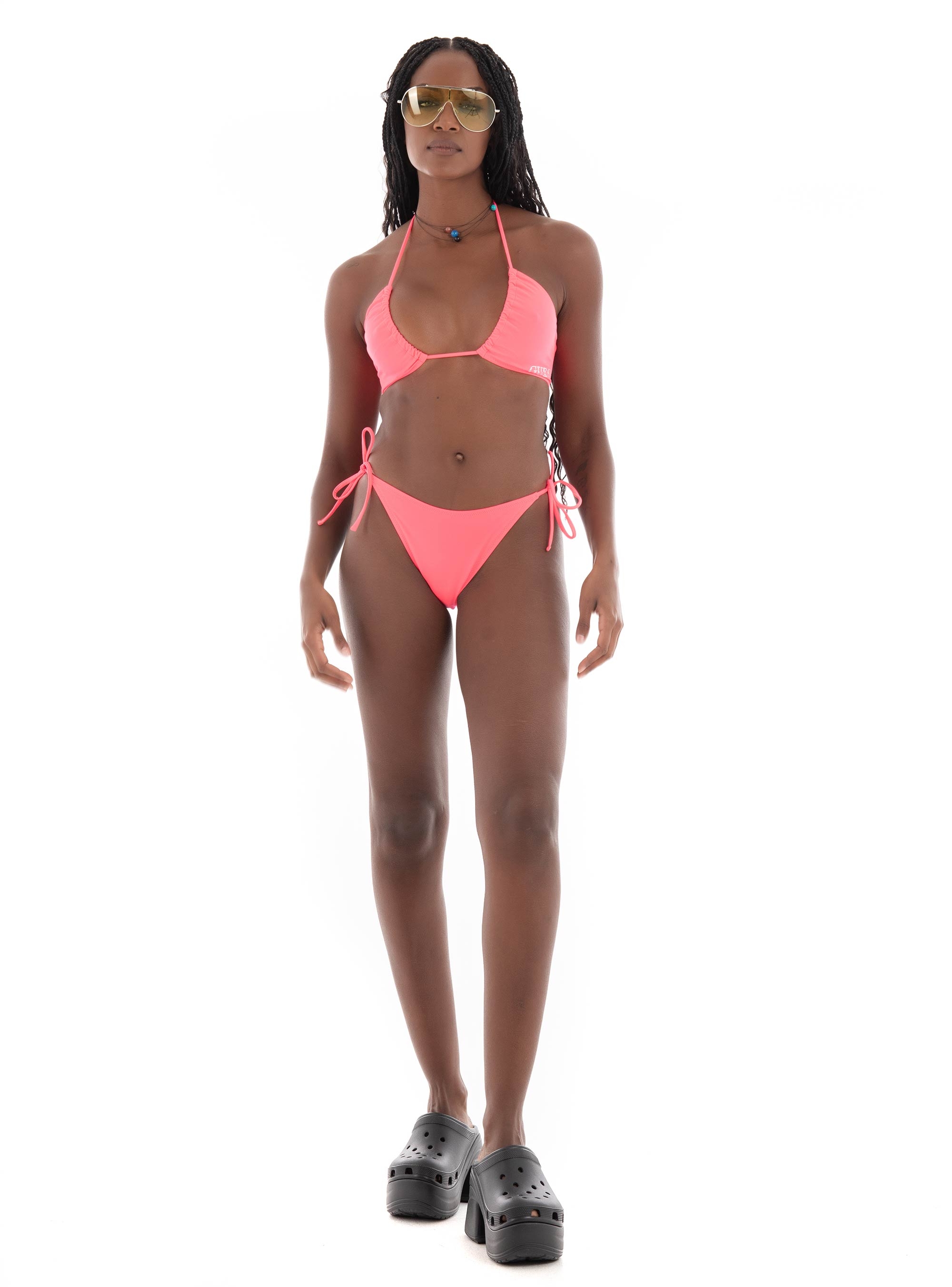 Guess String Bikini Brief - Fluo Pink