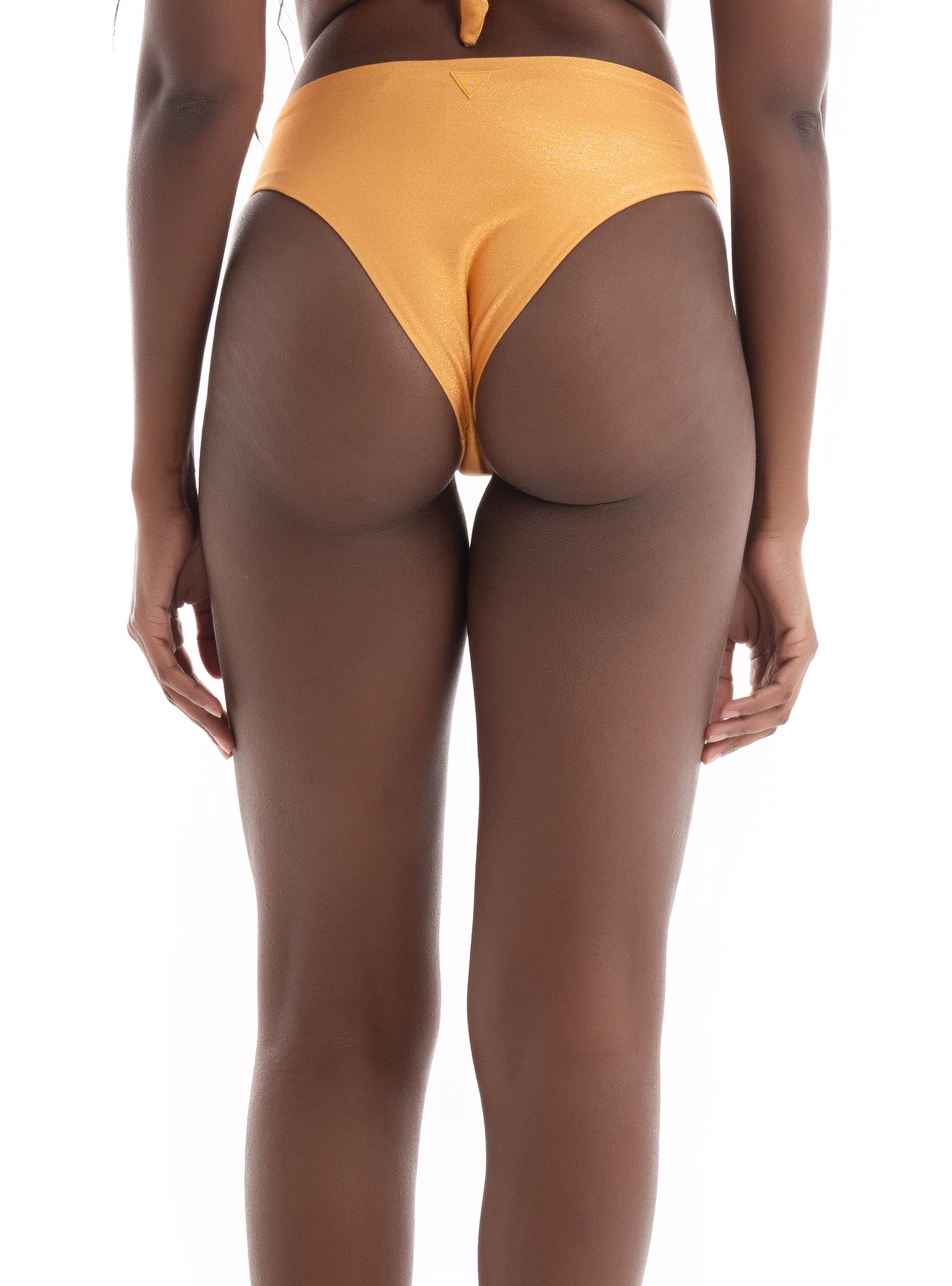 Guess High Waist Brazilian Bikini - Orange