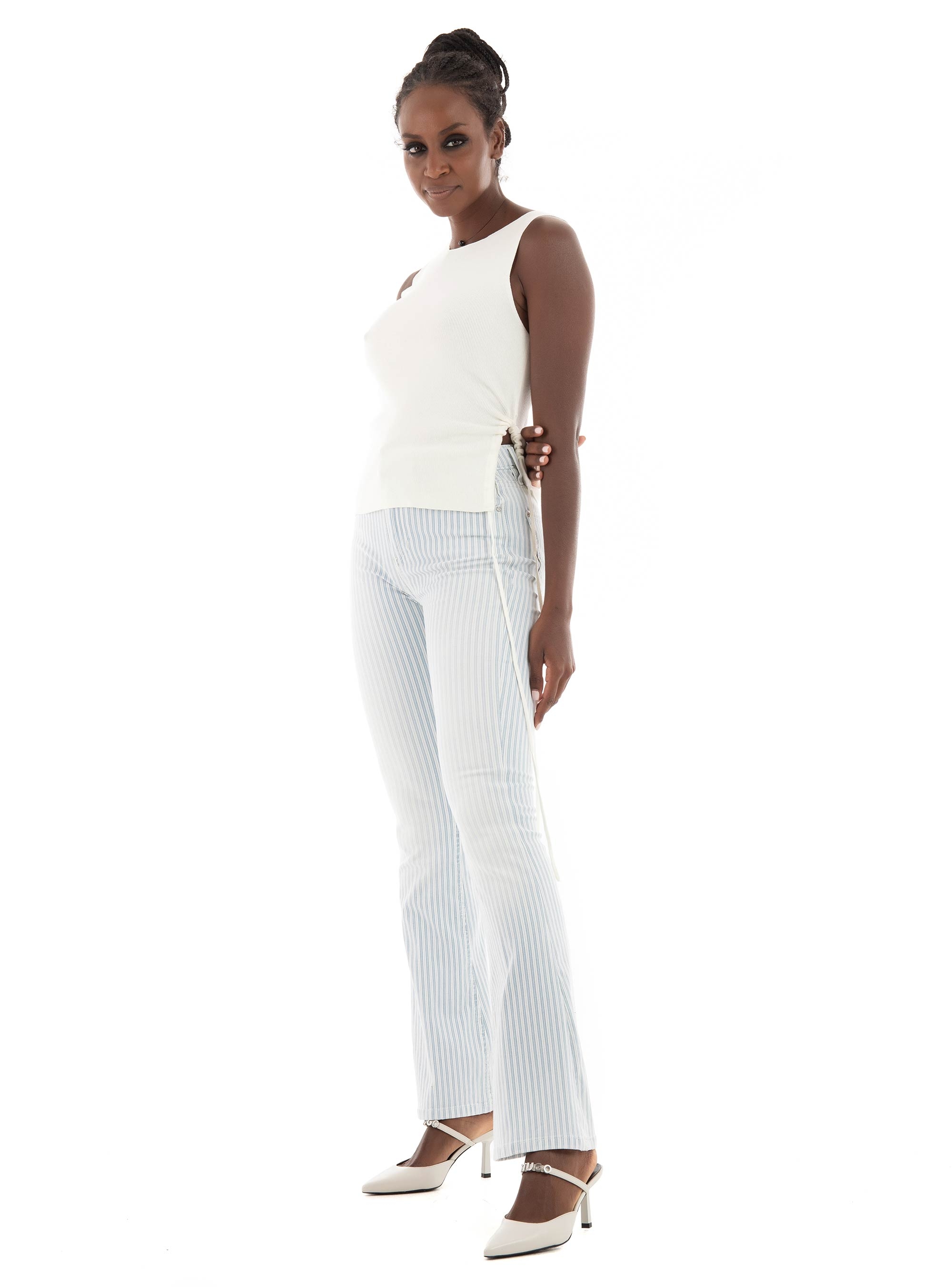 JJXX Dahlia Knit Top - White