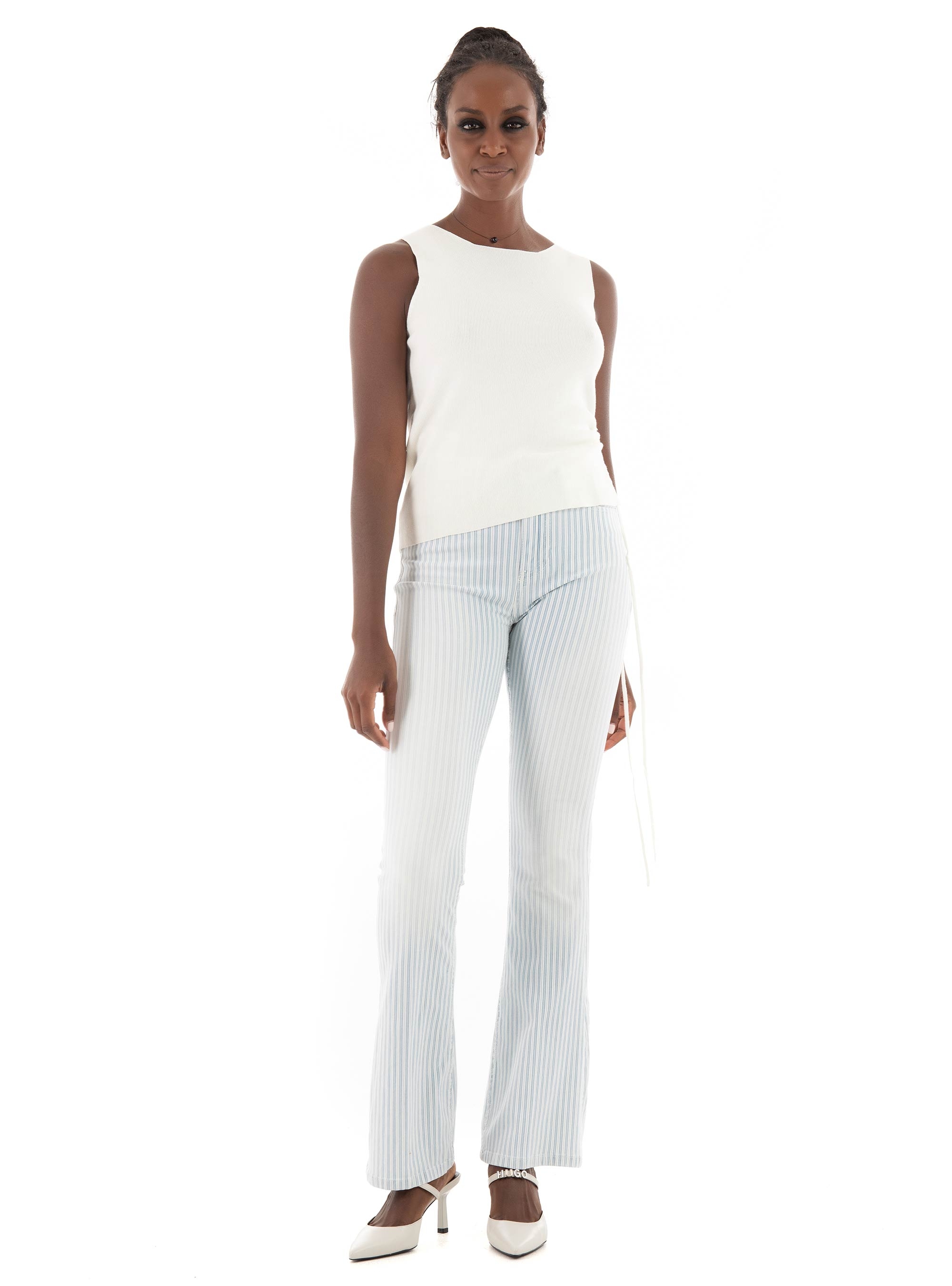 JJXX Dahlia Knit Top - White