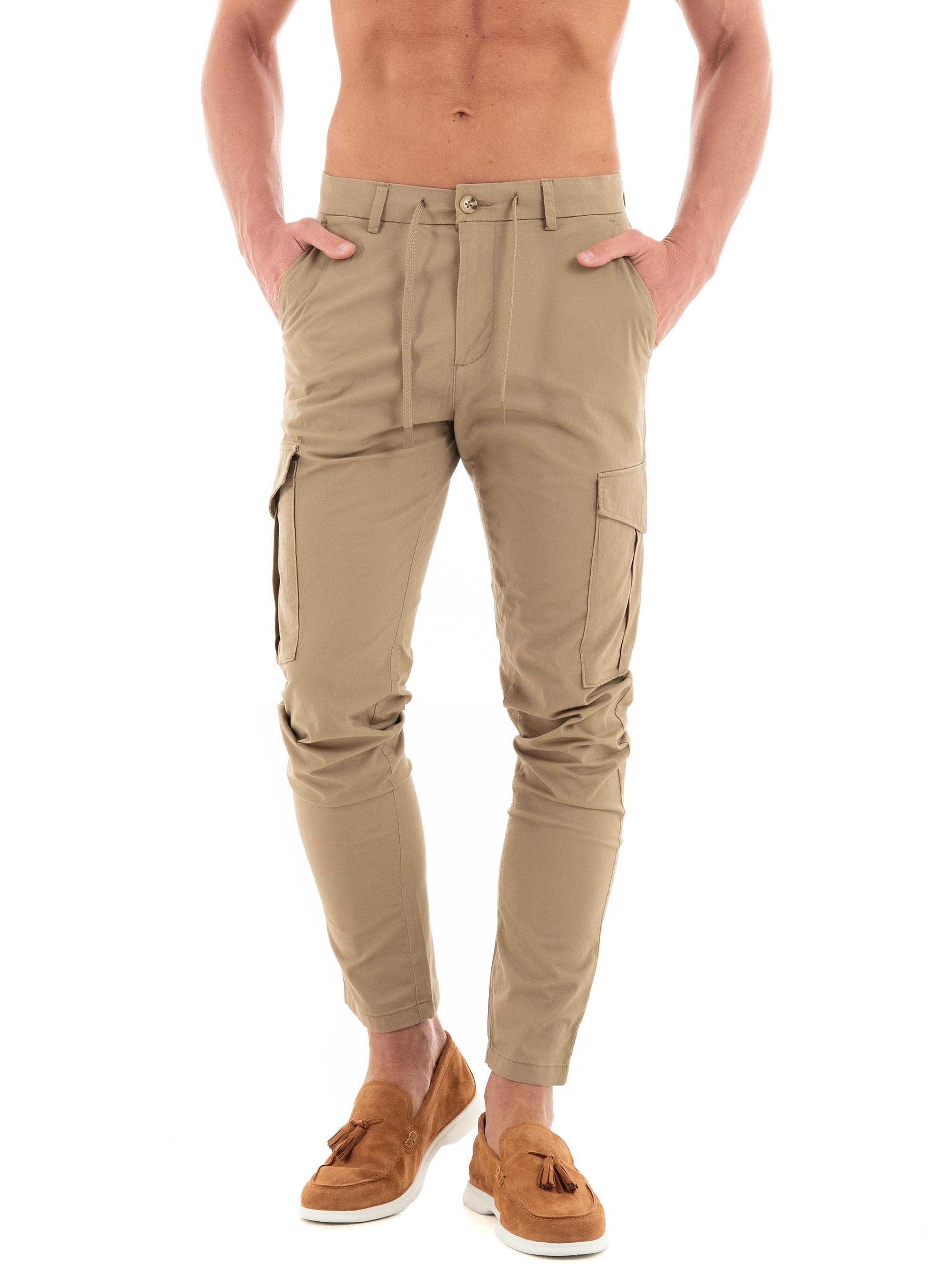 Jack & Jones Tace Summer Cargo Pants - Rust