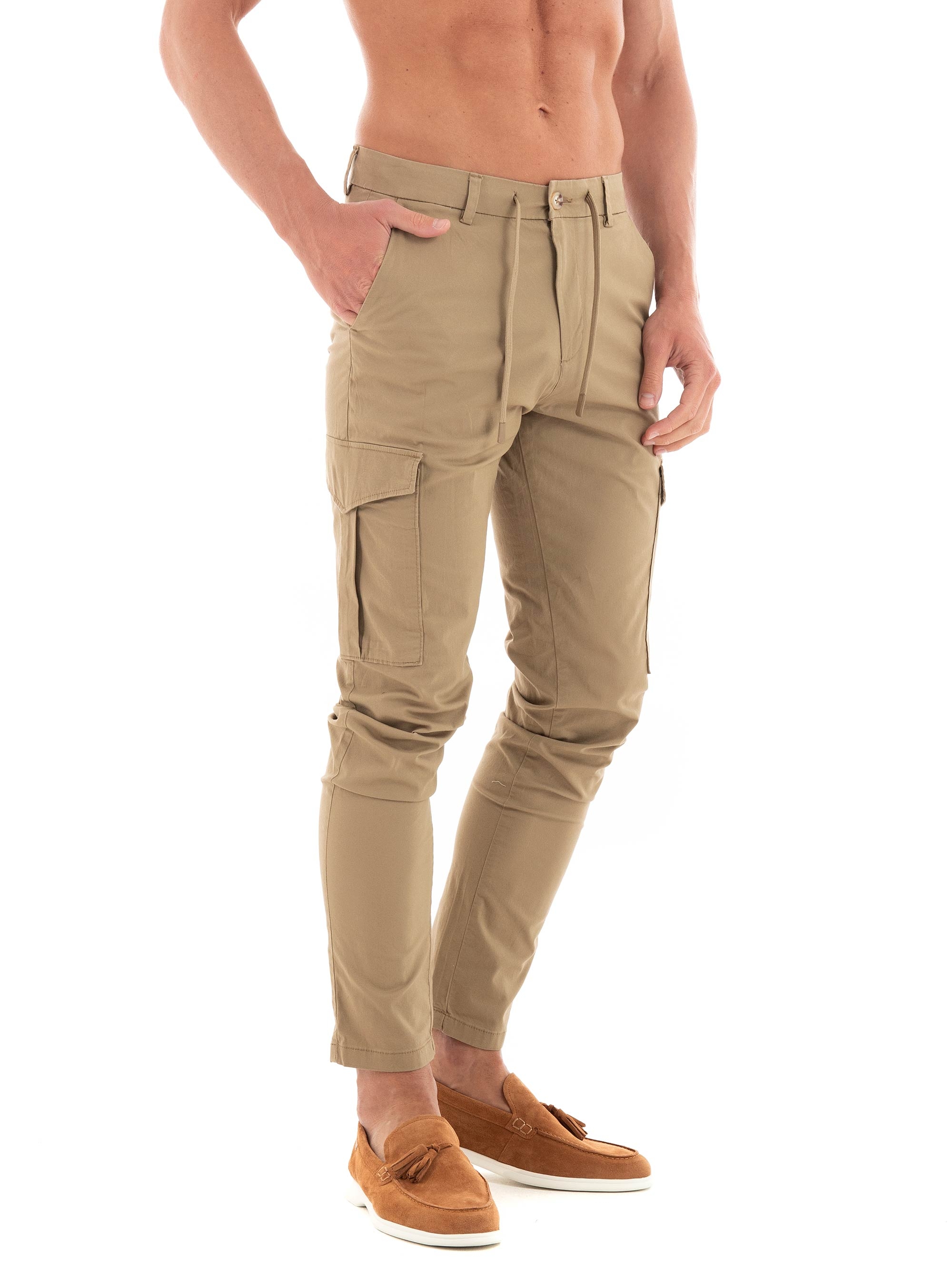 Jack & Jones Tace Summer Cargo Pants - Rust