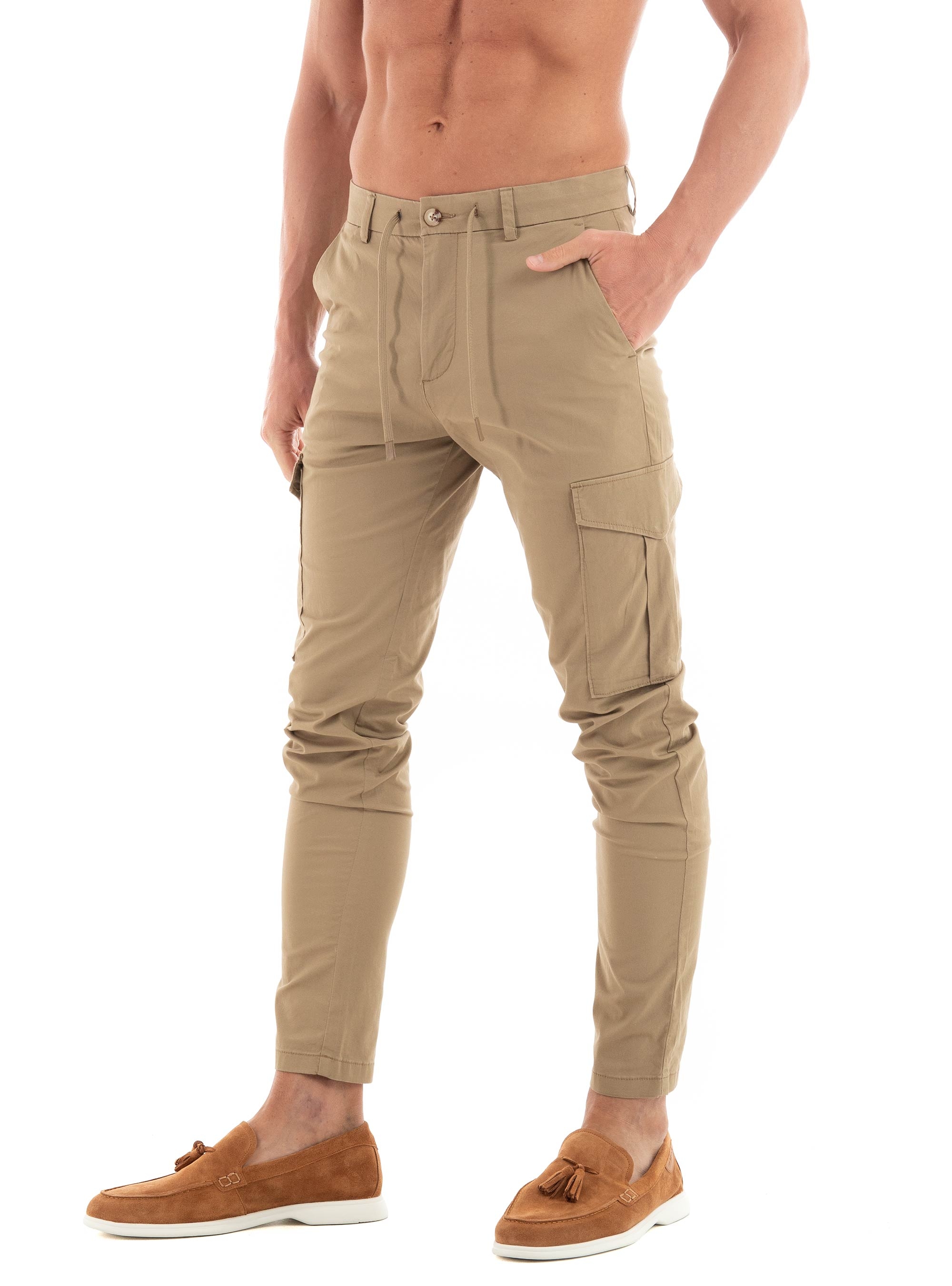 Jack & Jones Tace Summer Cargo Pants - Rust