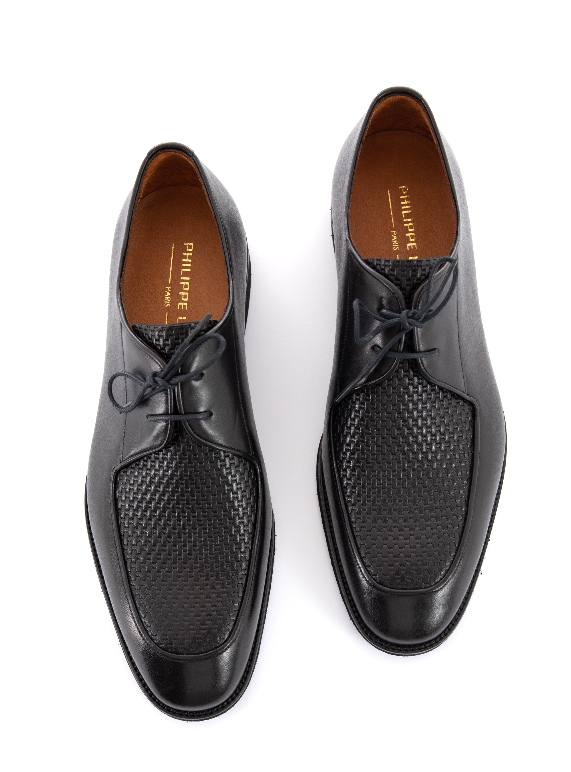 Phillippe Lang Lace Up Shoes - Black