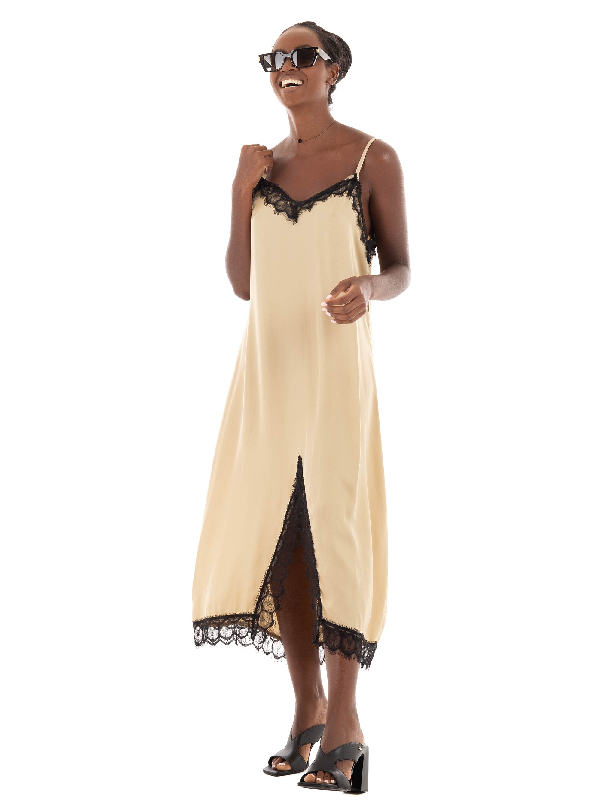 Collectiva Noir Goa Dress - Beige