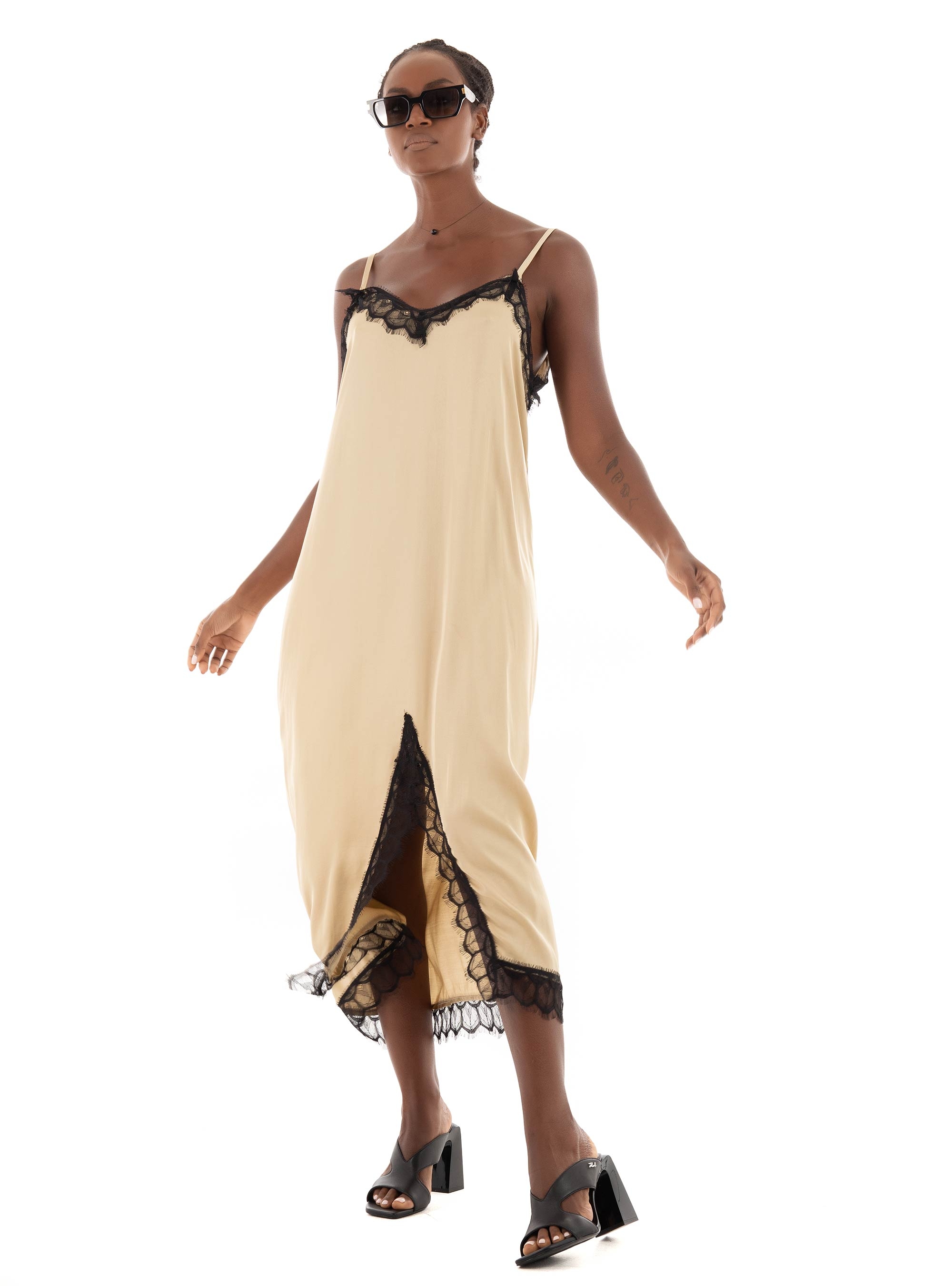 Collectiva Noir Goa Dress - Beige