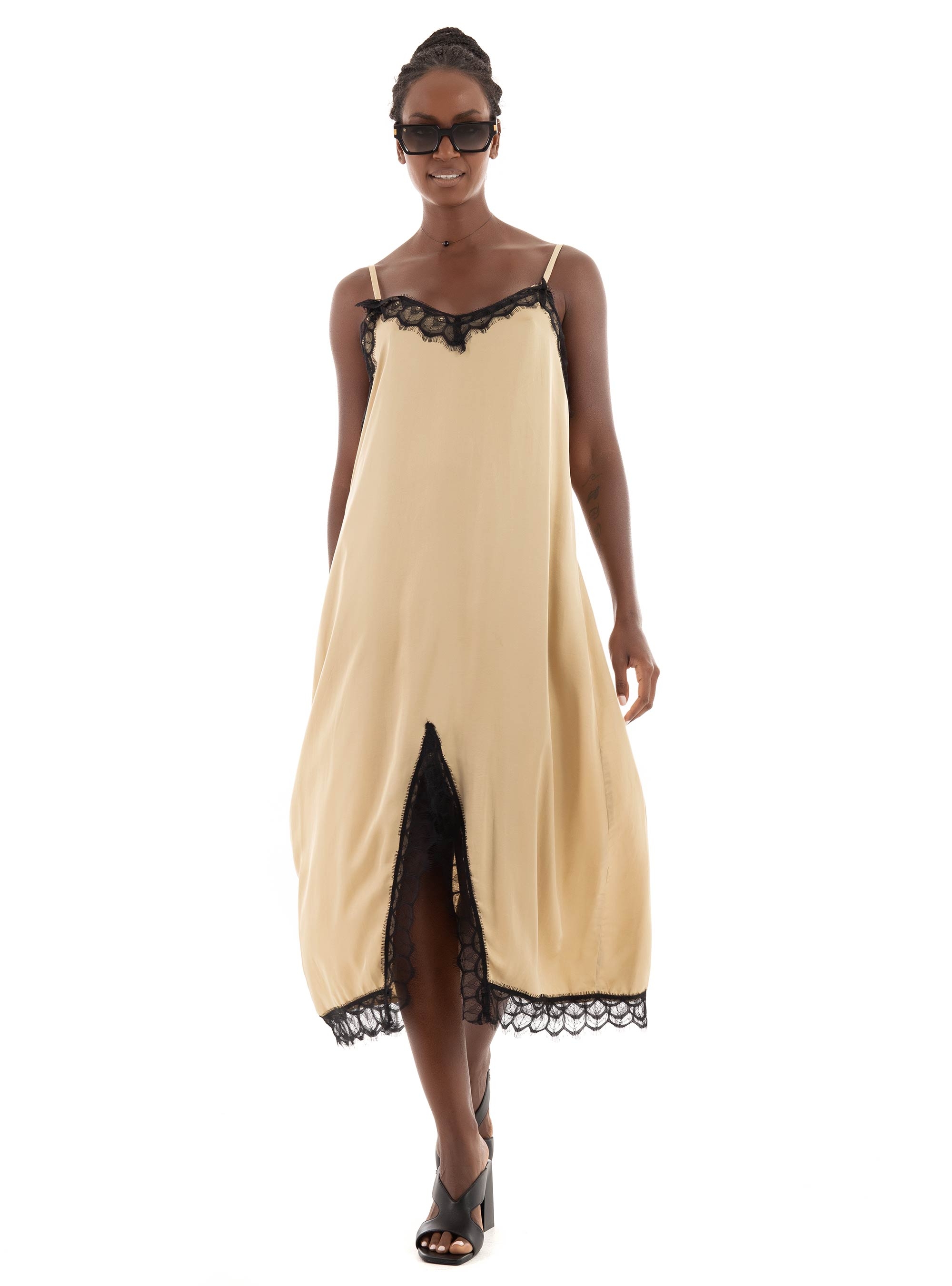 Collectiva Noir Goa Dress - Beige