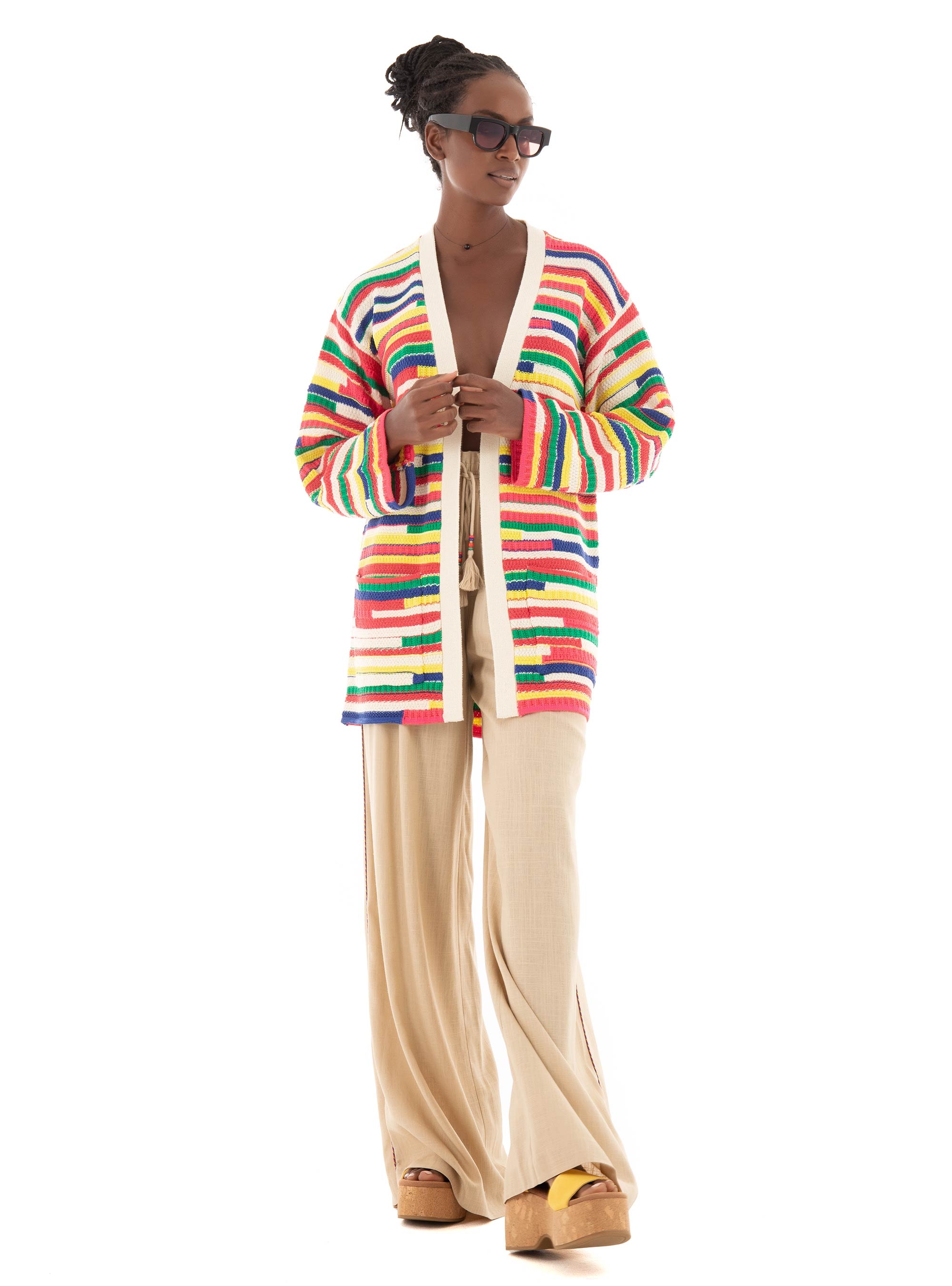 Scotch & Soda Linen Pull-On Pants - Dark Beige