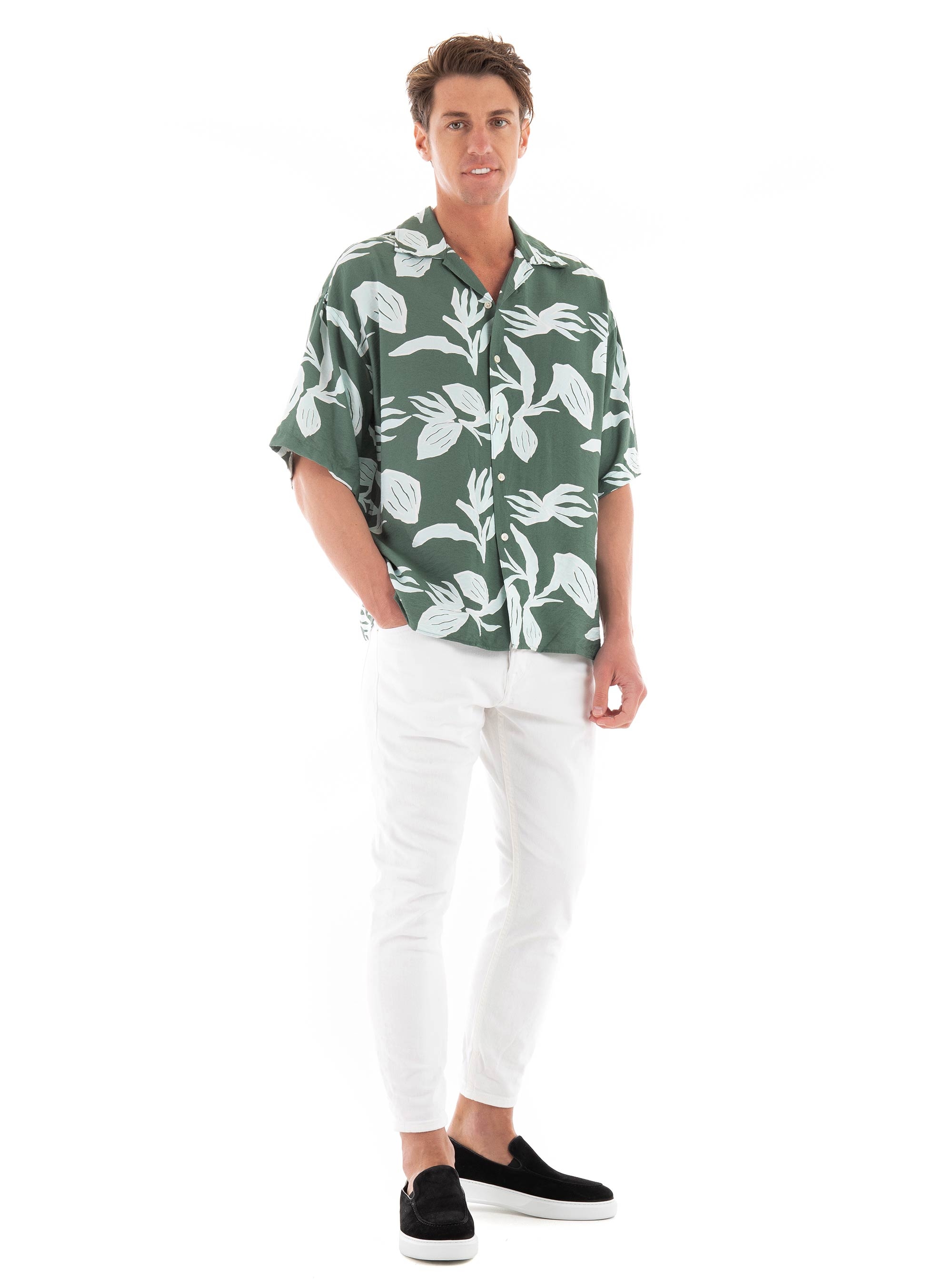 Jack & Jones Easter Marshall Shirt - Olive 