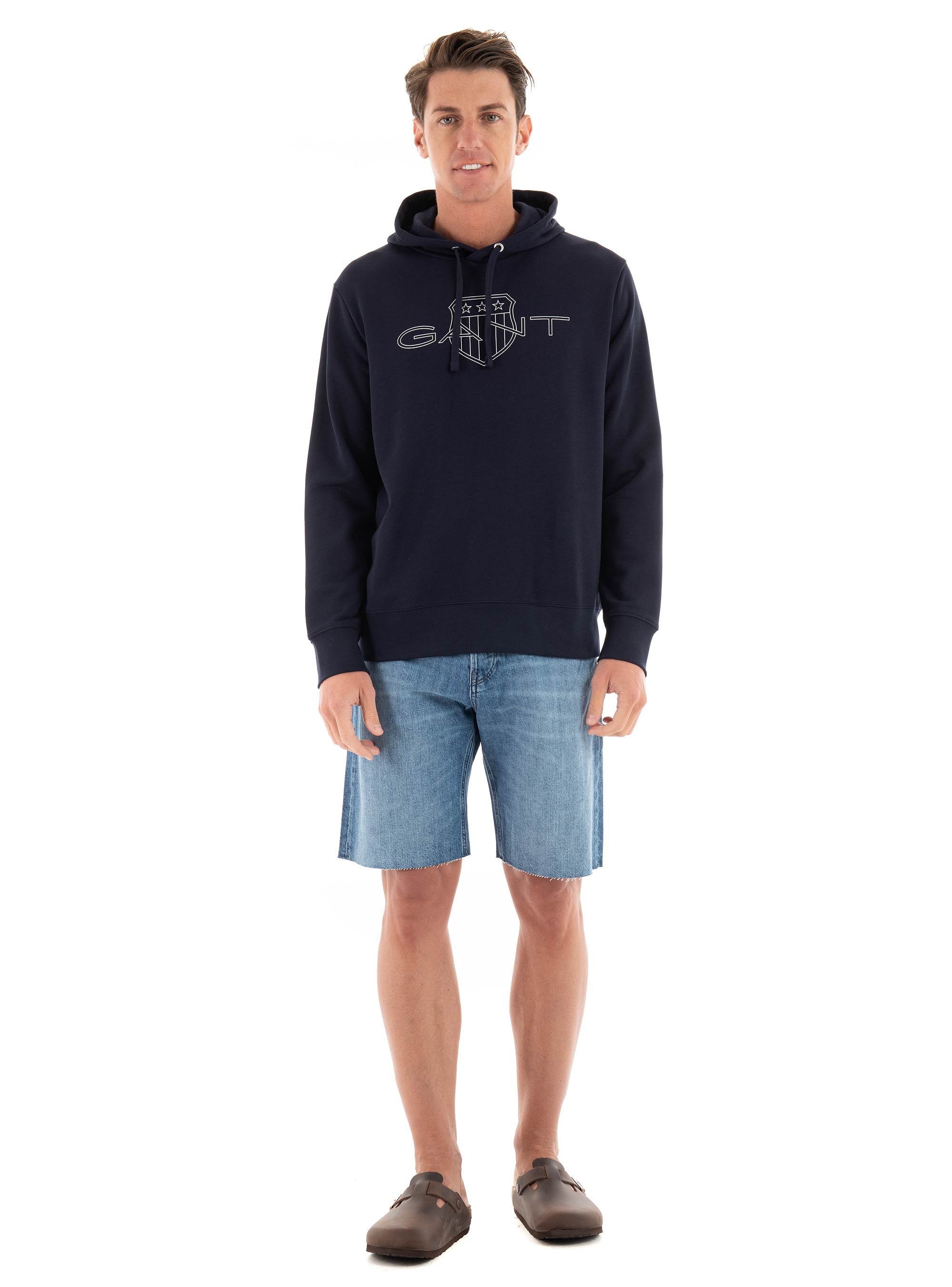 G-Star Dakota Raw Edge Denim Shorts - Medium Aged Denim