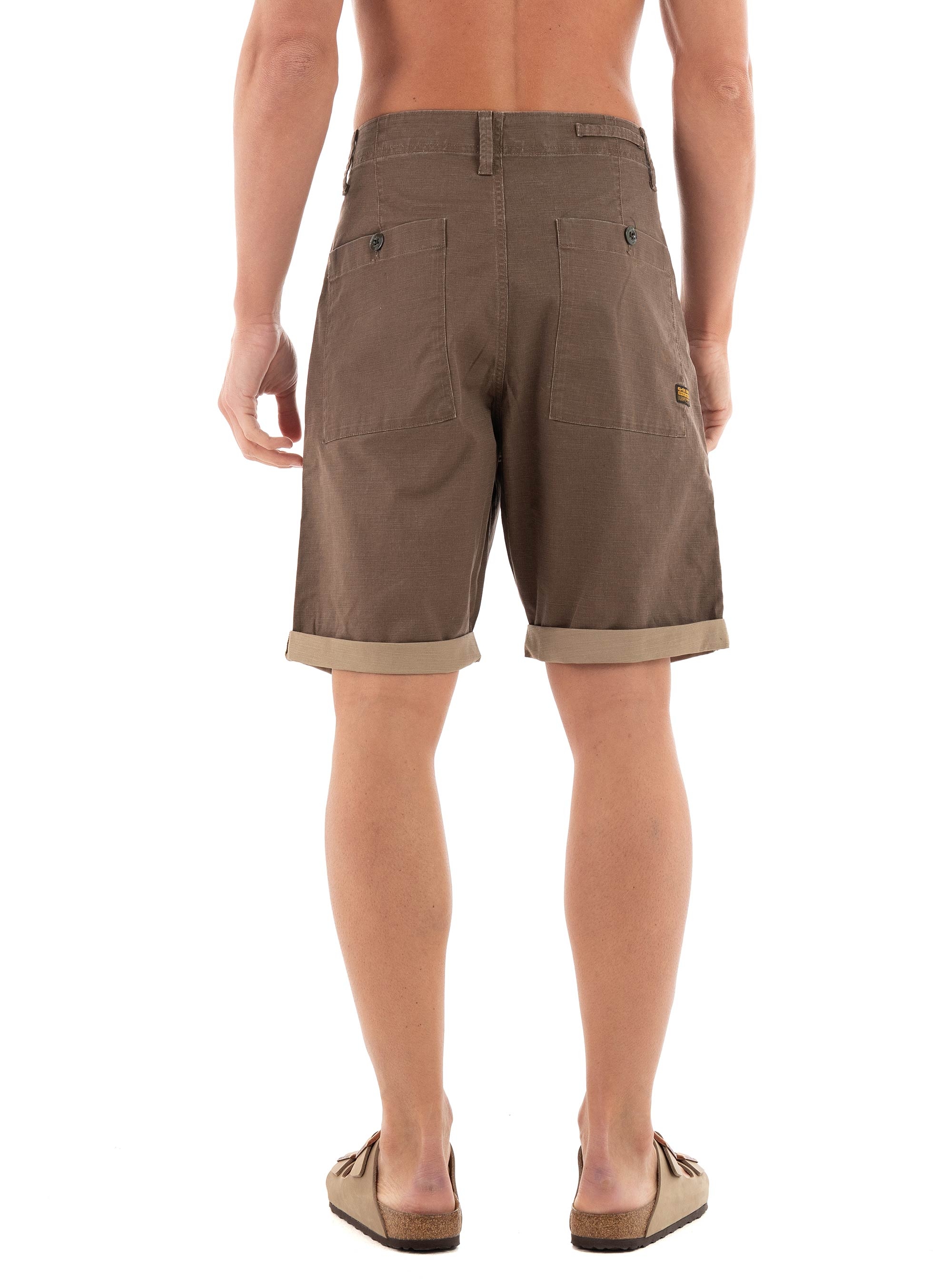 G-Star Pleated Chino Shorts - Light Brown