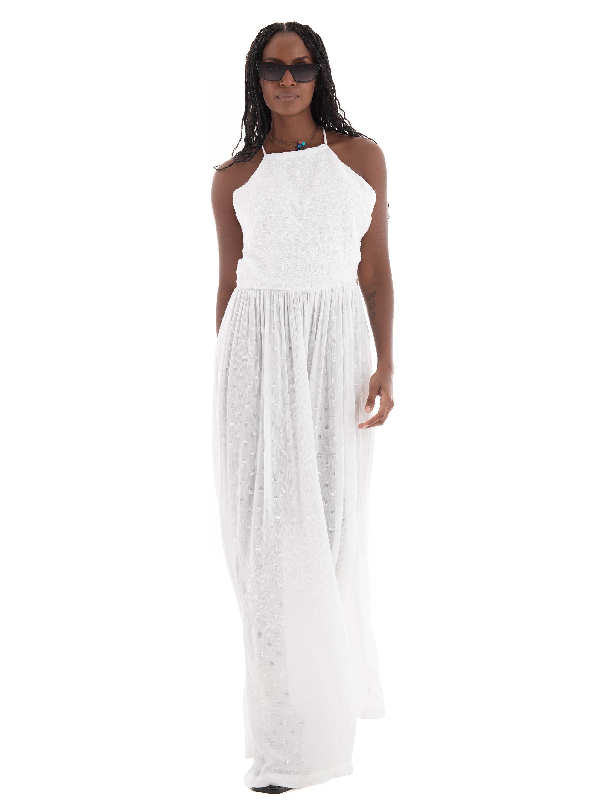 Superdry D3 Ovin Vintage Jumpsuit - Off White