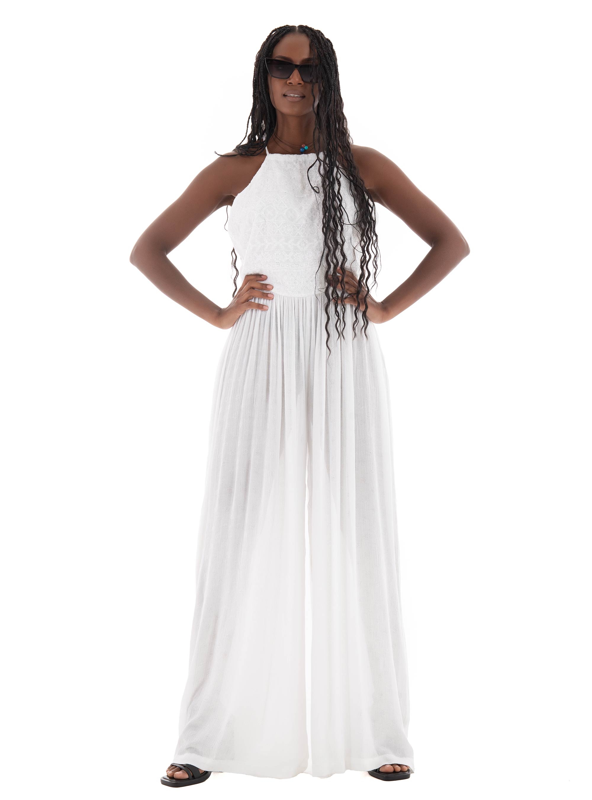Superdry D3 Ovin Vintage Jumpsuit - Off White