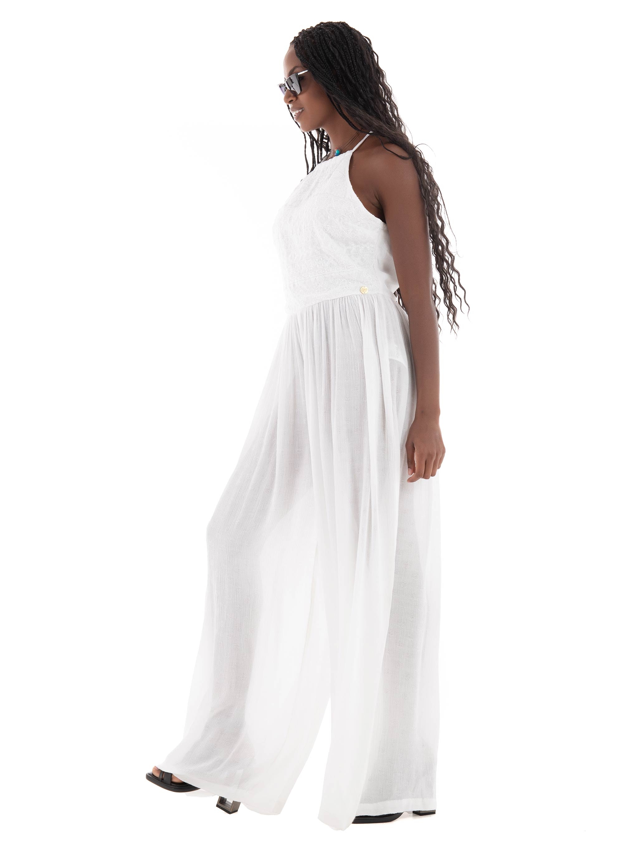 Superdry D3 Ovin Vintage Jumpsuit - Off White