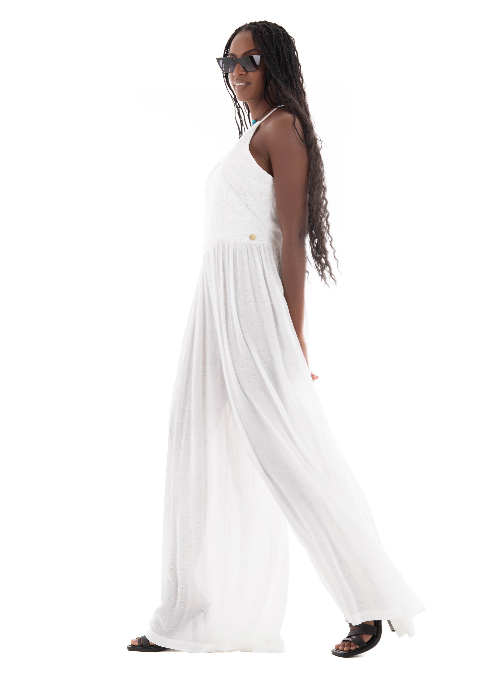 Superdry D3 Ovin Vintage Jumpsuit - Off White