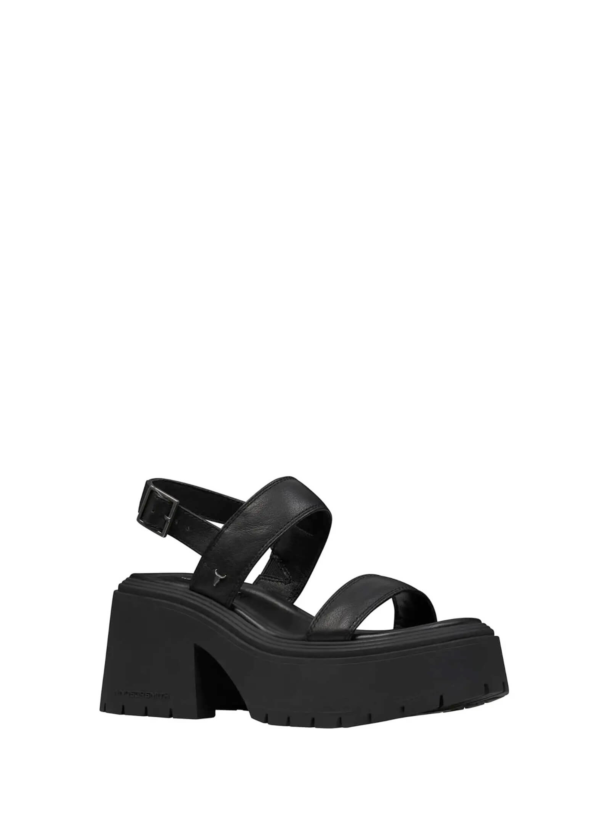 Windsor Smith Cosmos Le Platforms Sandals - Black