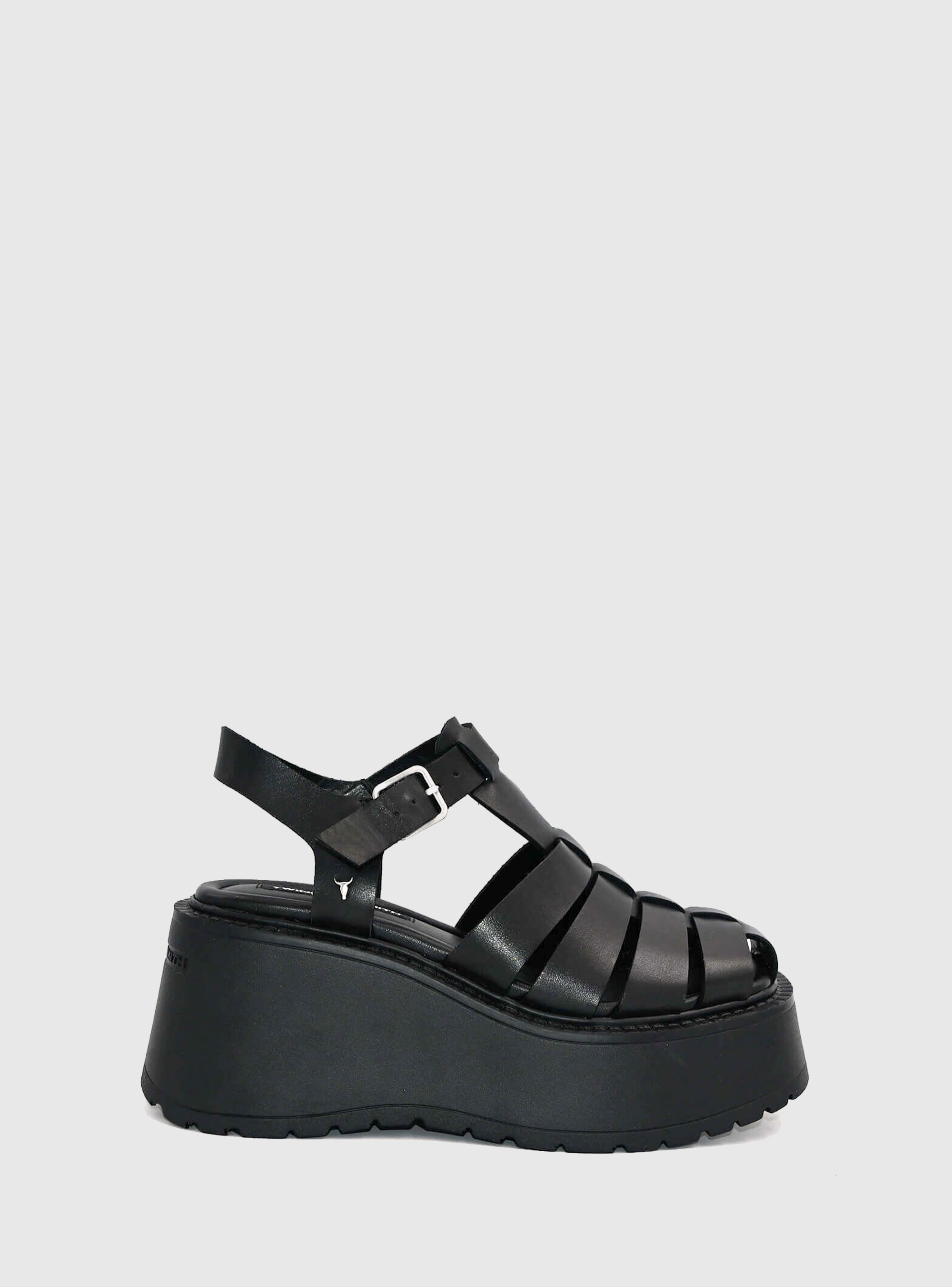 Windsor Smith Crush Sandals - Black