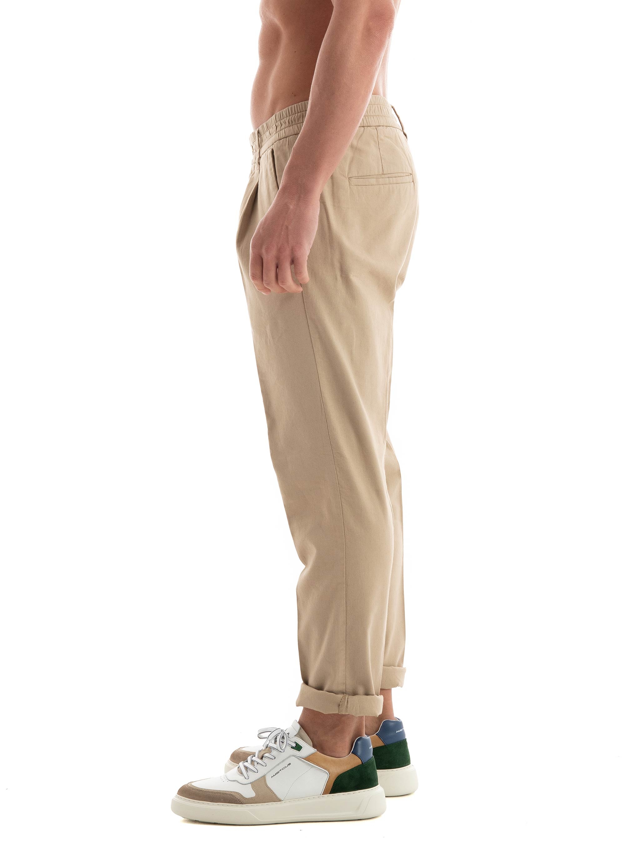 Guess Henry Regular Fit Pants - Khaki