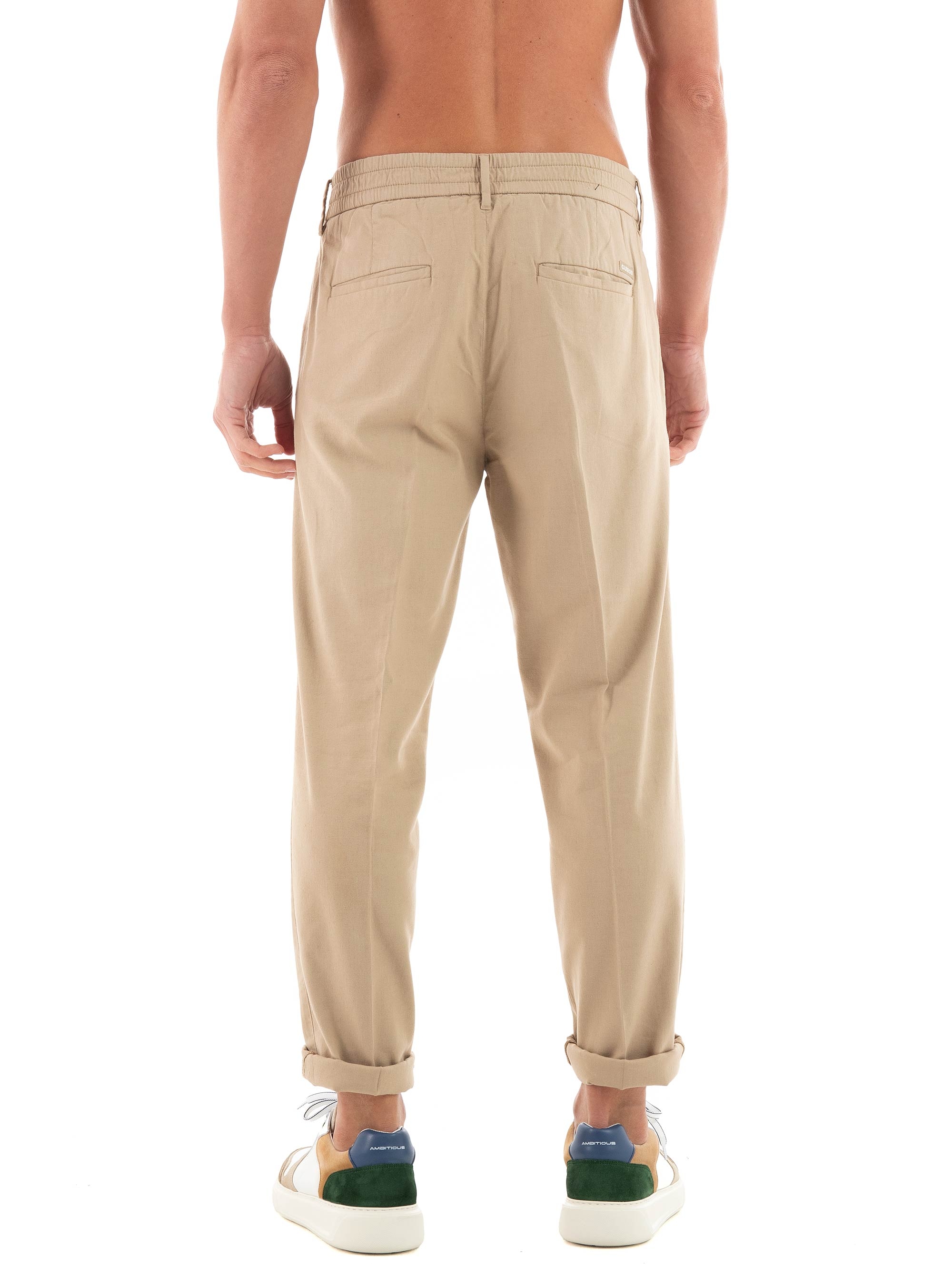 Guess Henry Regular Fit Pants - Khaki