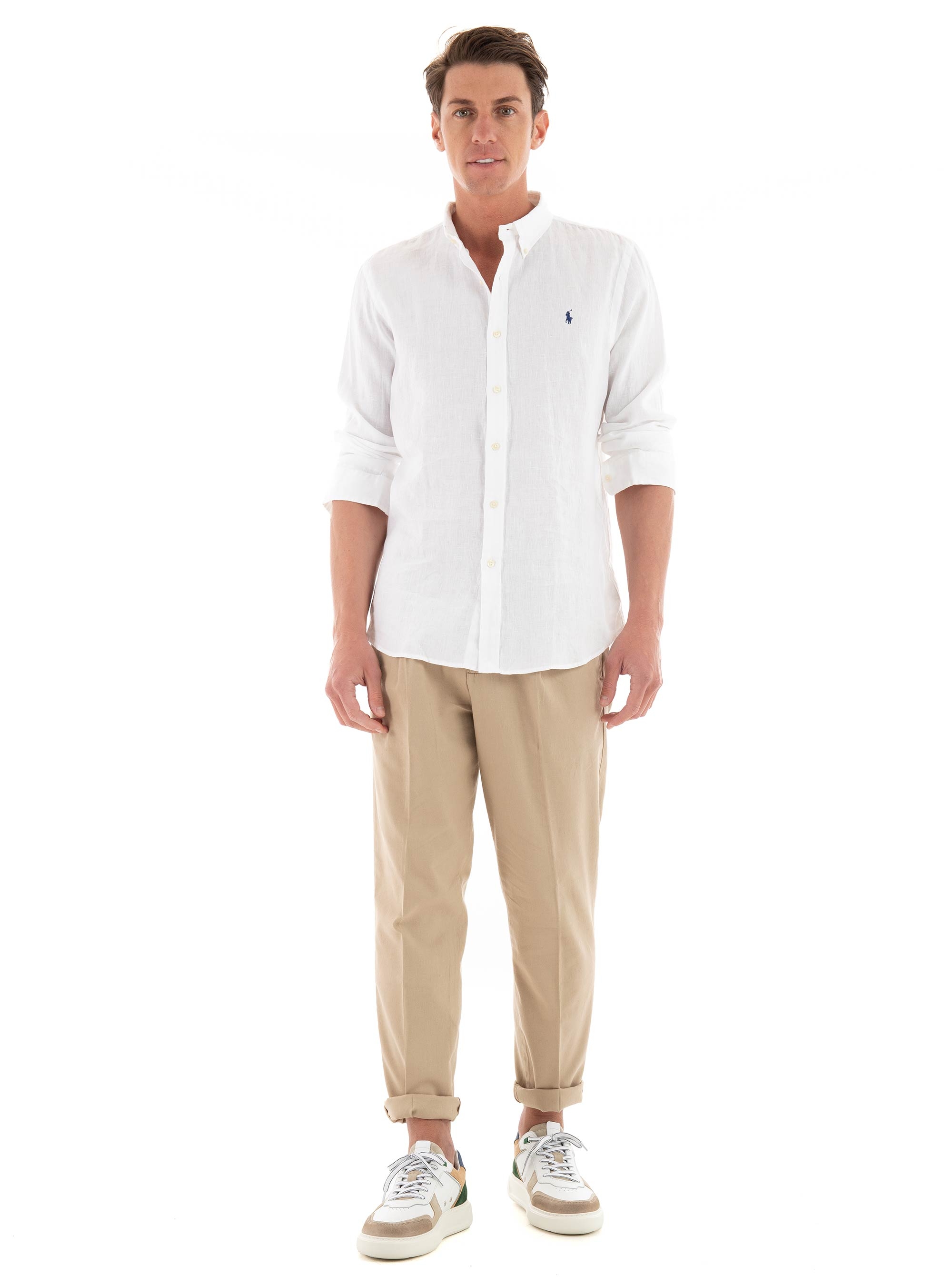 Guess Henry Regular Fit Pants - Khaki