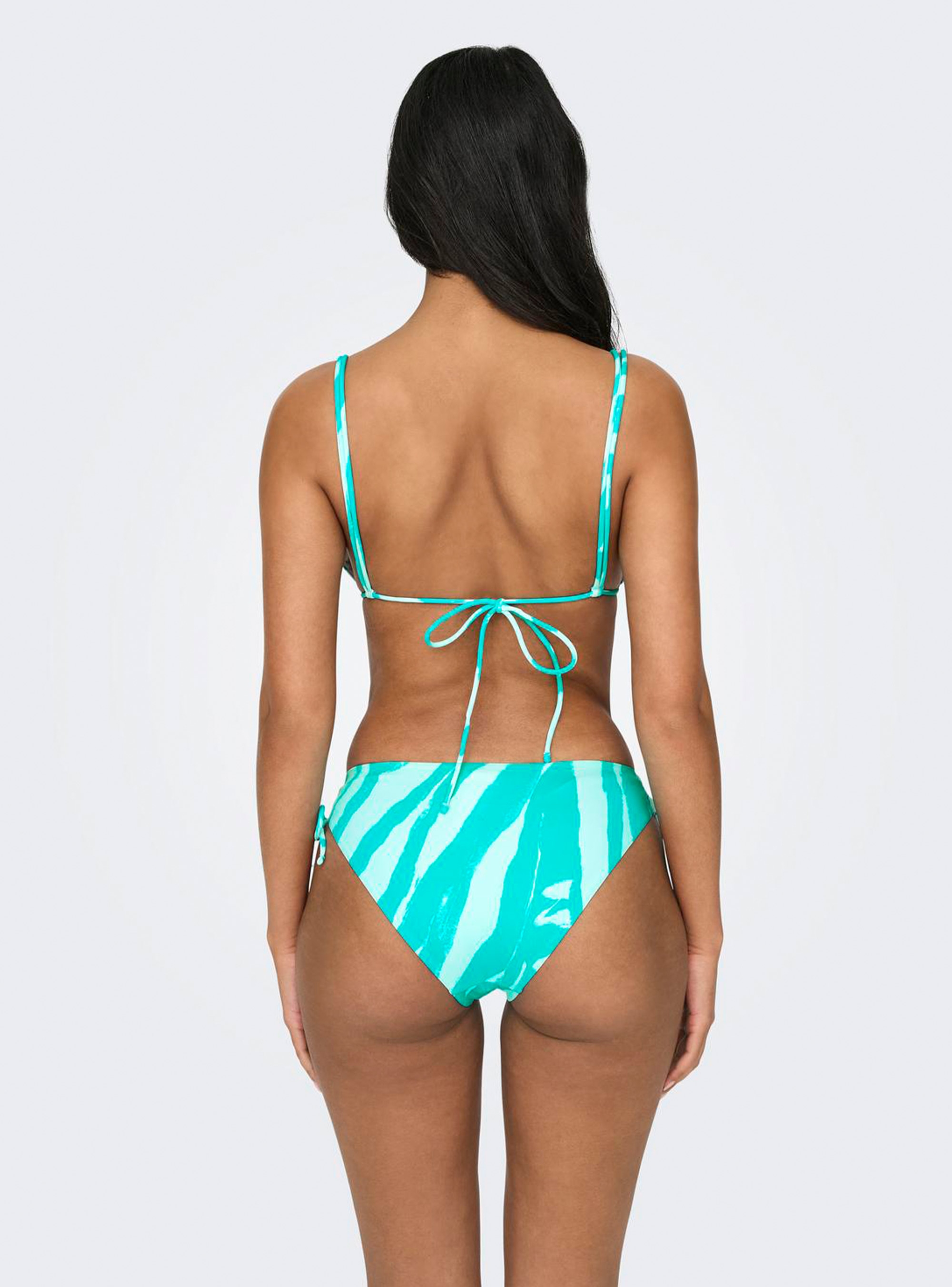 Only Bari Double String Bikini Top - Aquamarine