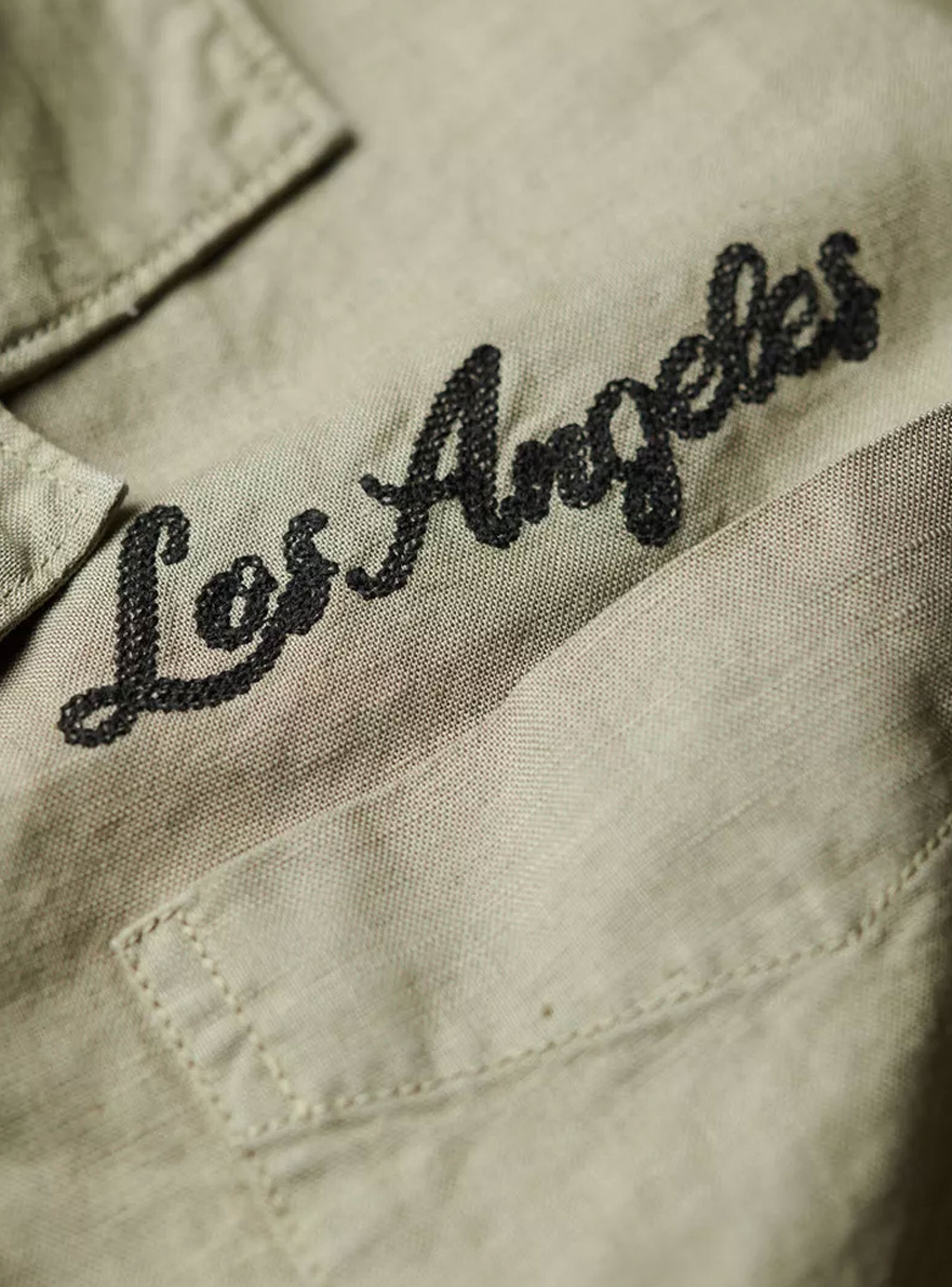 Superdry D3 Ovin Vintage Resort Shirt - Light Green