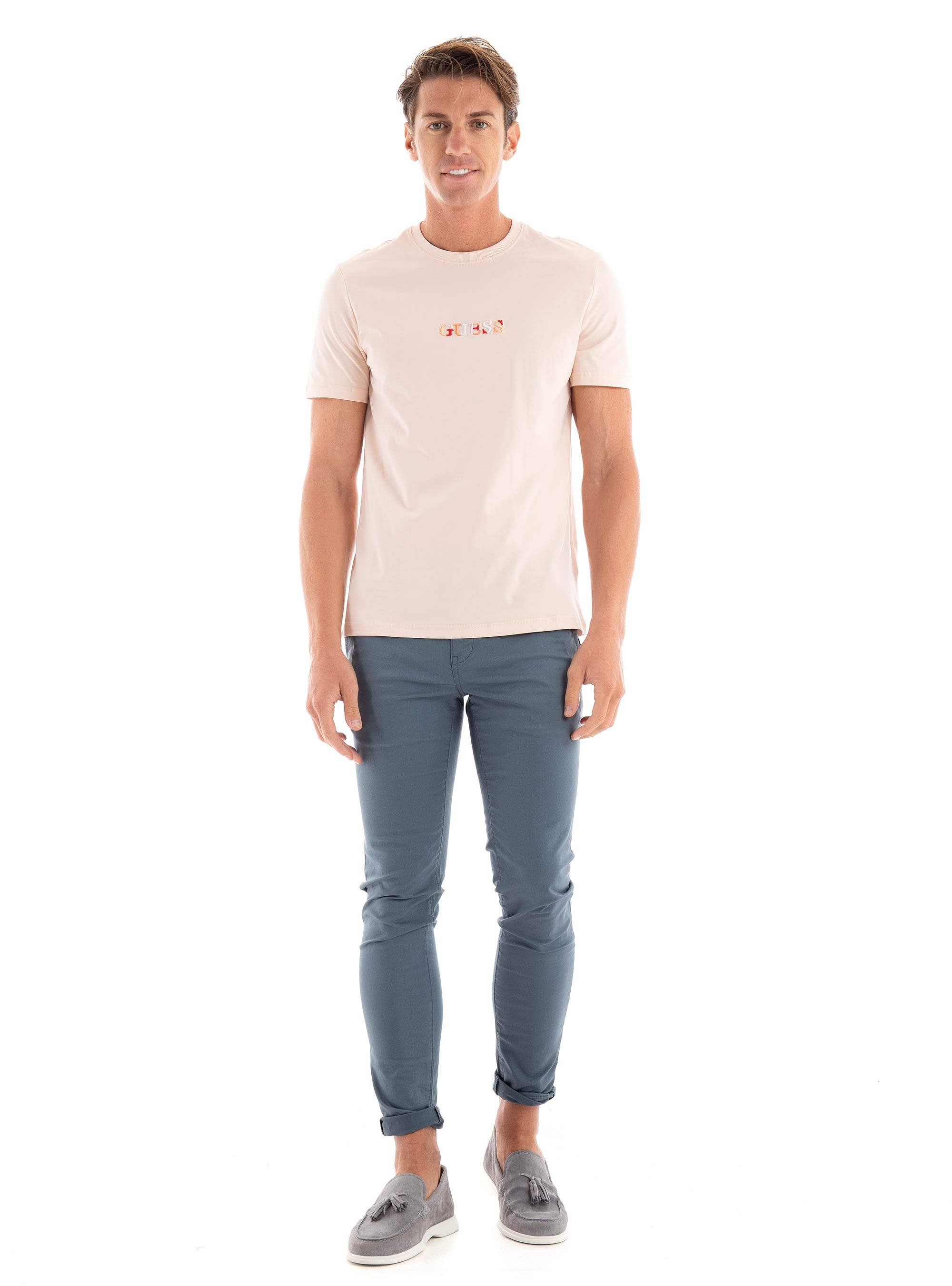 Scotch & Soda Super Slim Fit Chino Pants - Steel Blue