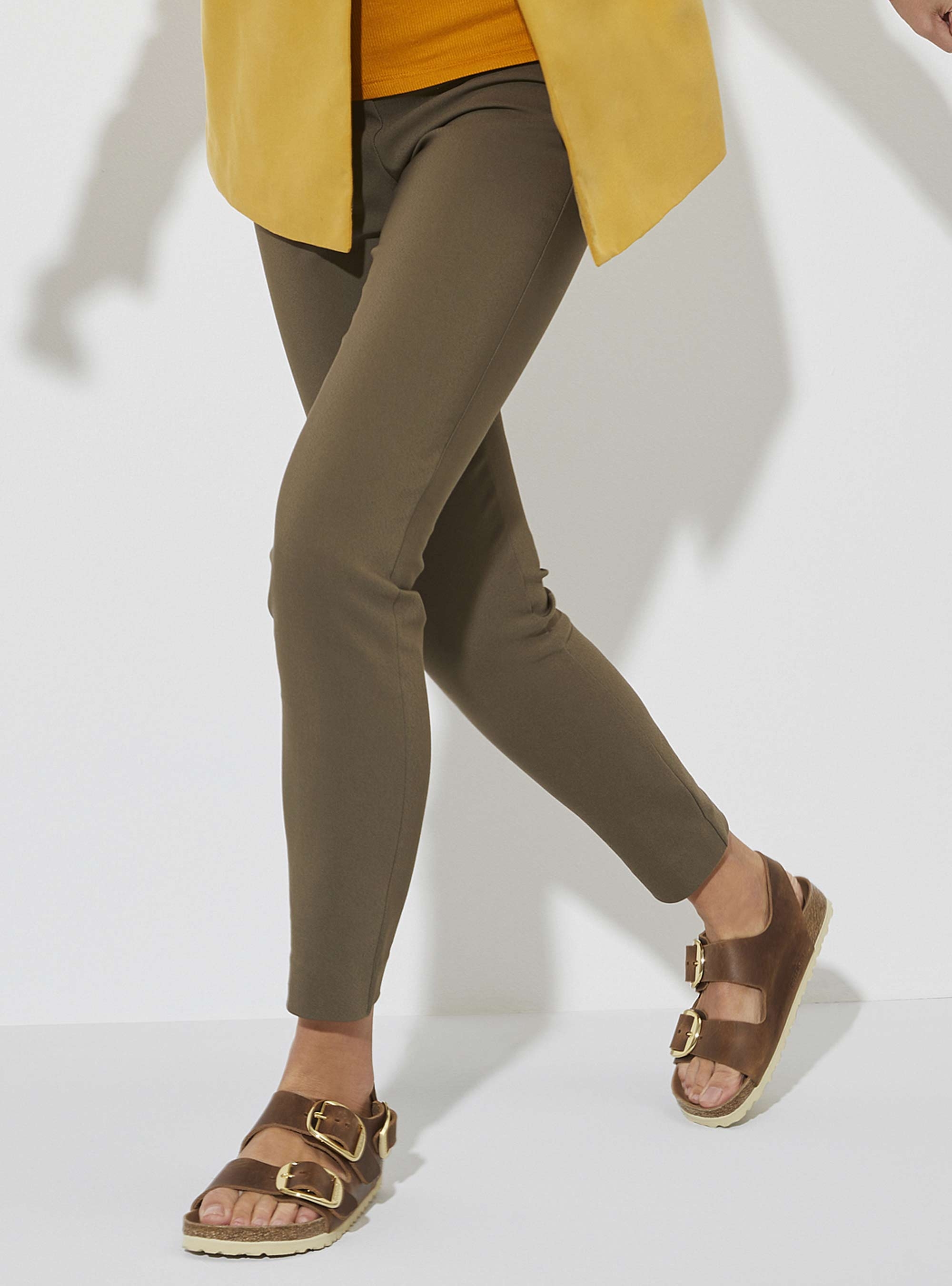 Birkenstock Milano Big Buckle Leather Oiled Narrow Fit Sandals - Cognac