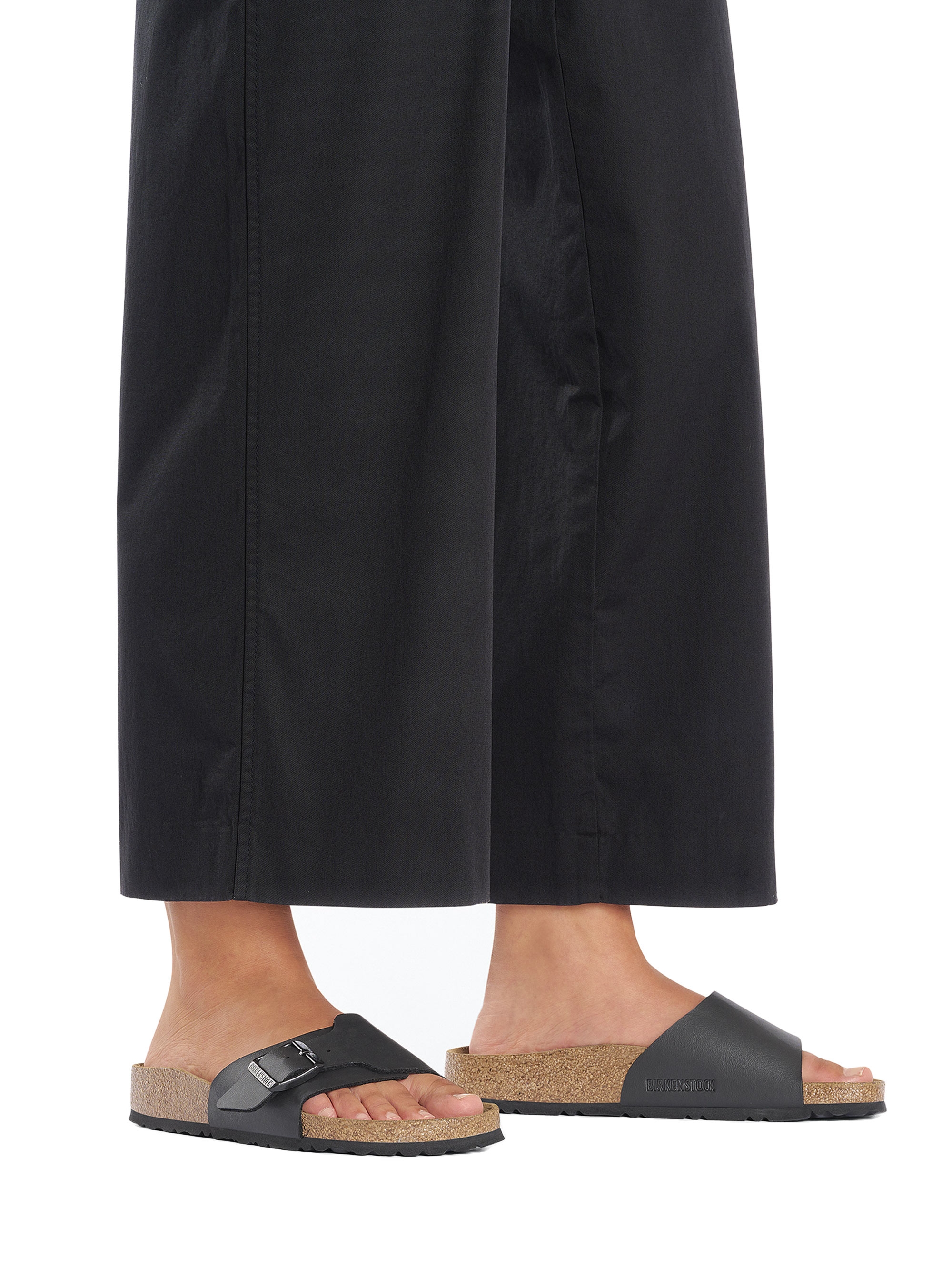 Birkenstock Catalina Bs Birko Flor Narrow Fit Sandals - Black