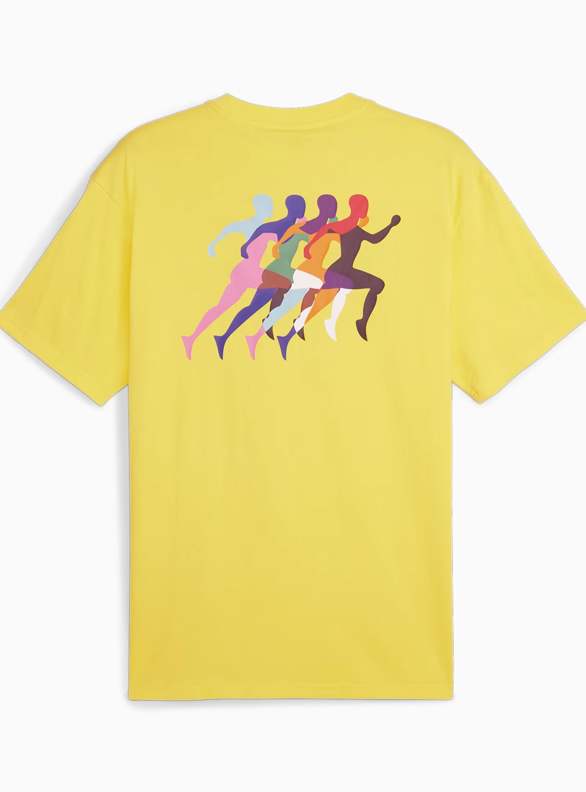 Puma Classics Love Marathon Graphic Tee - Yellow
