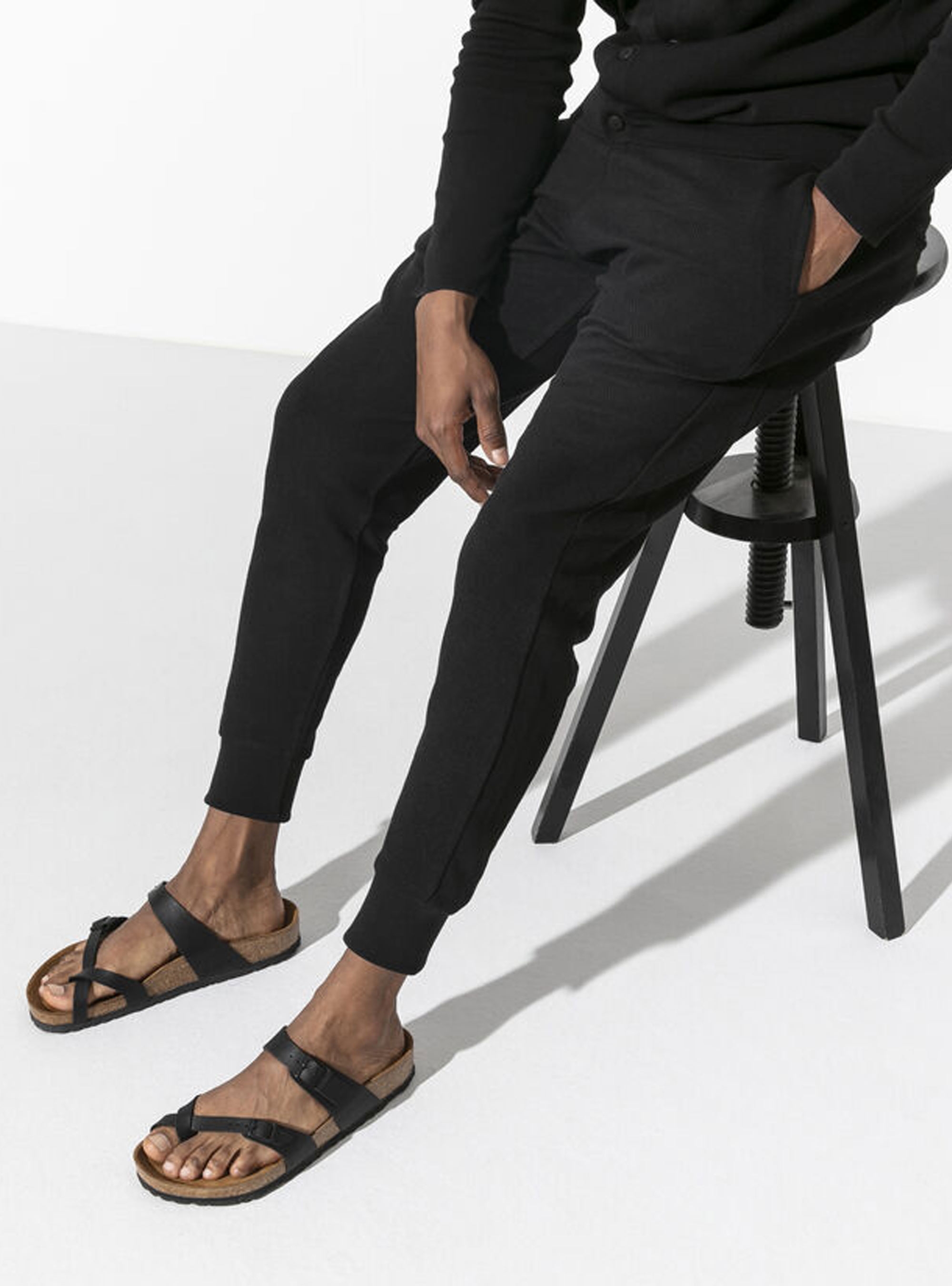 Birkenstock Mayari Birko-Flor Sandals Regular Fit - Black