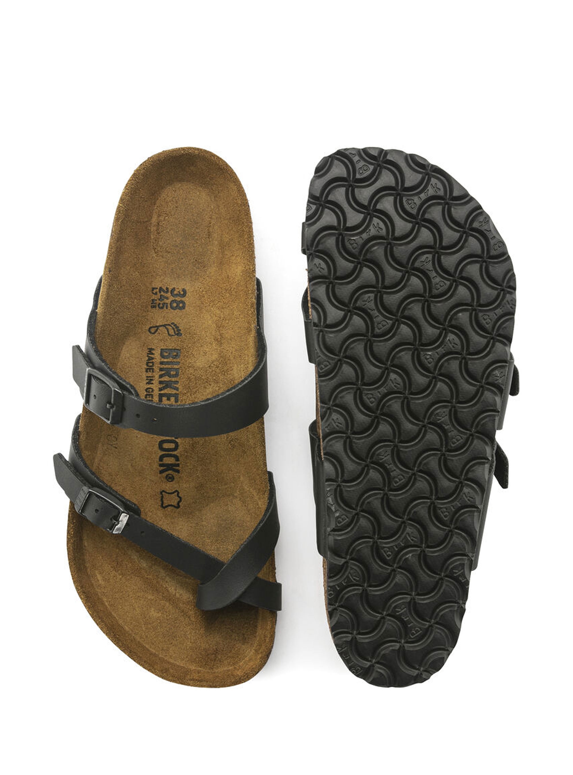 Birkenstock Mayari Birko-Flor Sandals Regular Fit - Black