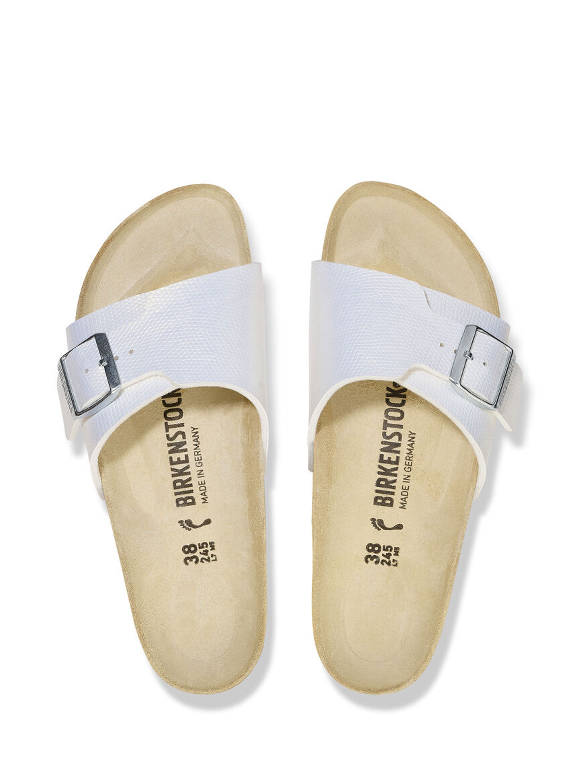 Birkenstock Catalina Birko-Flor Narrow Fit Sandals - White