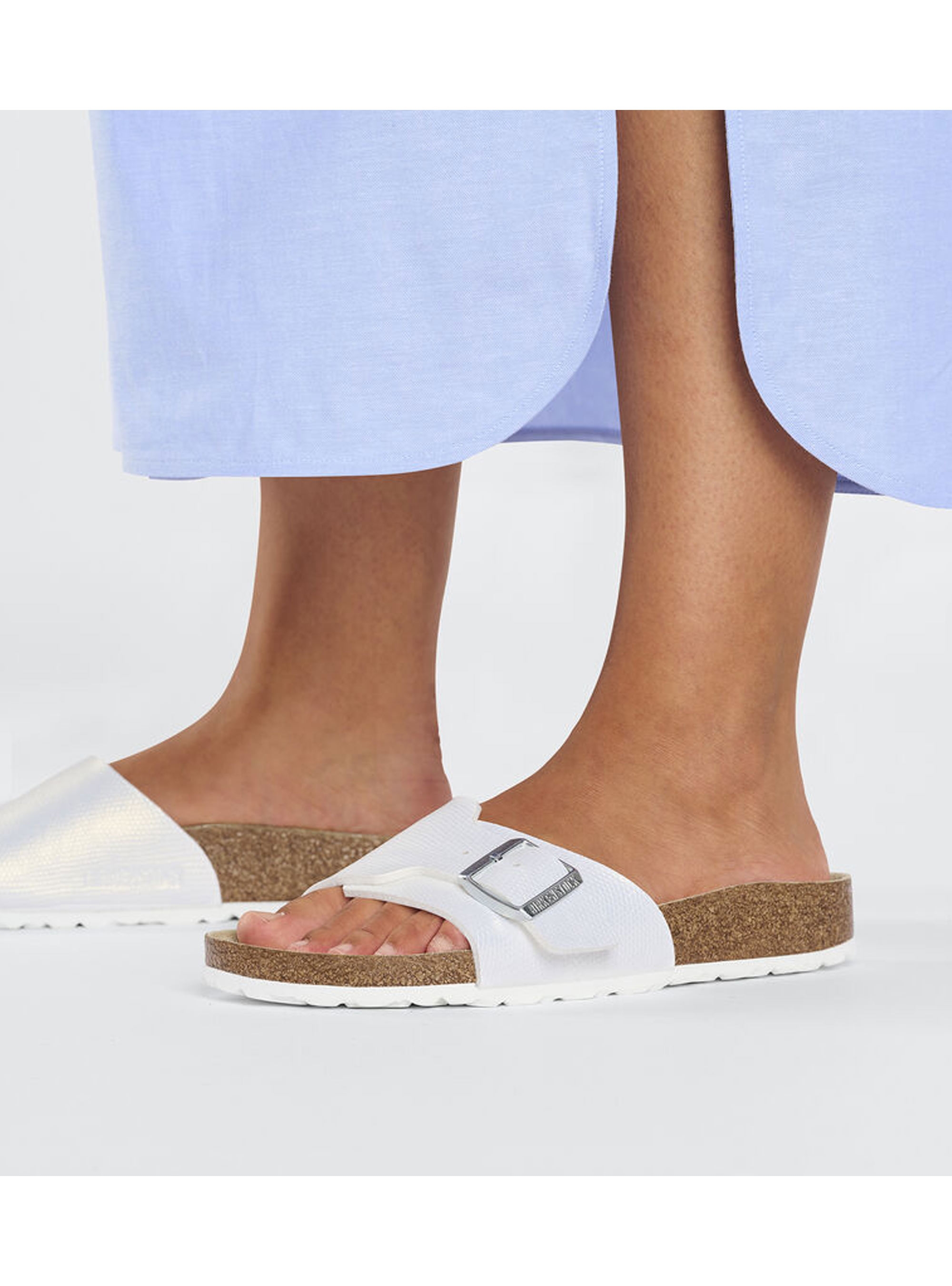 Birkenstock Catalina Birko-Flor Narrow Fit Sandals - White