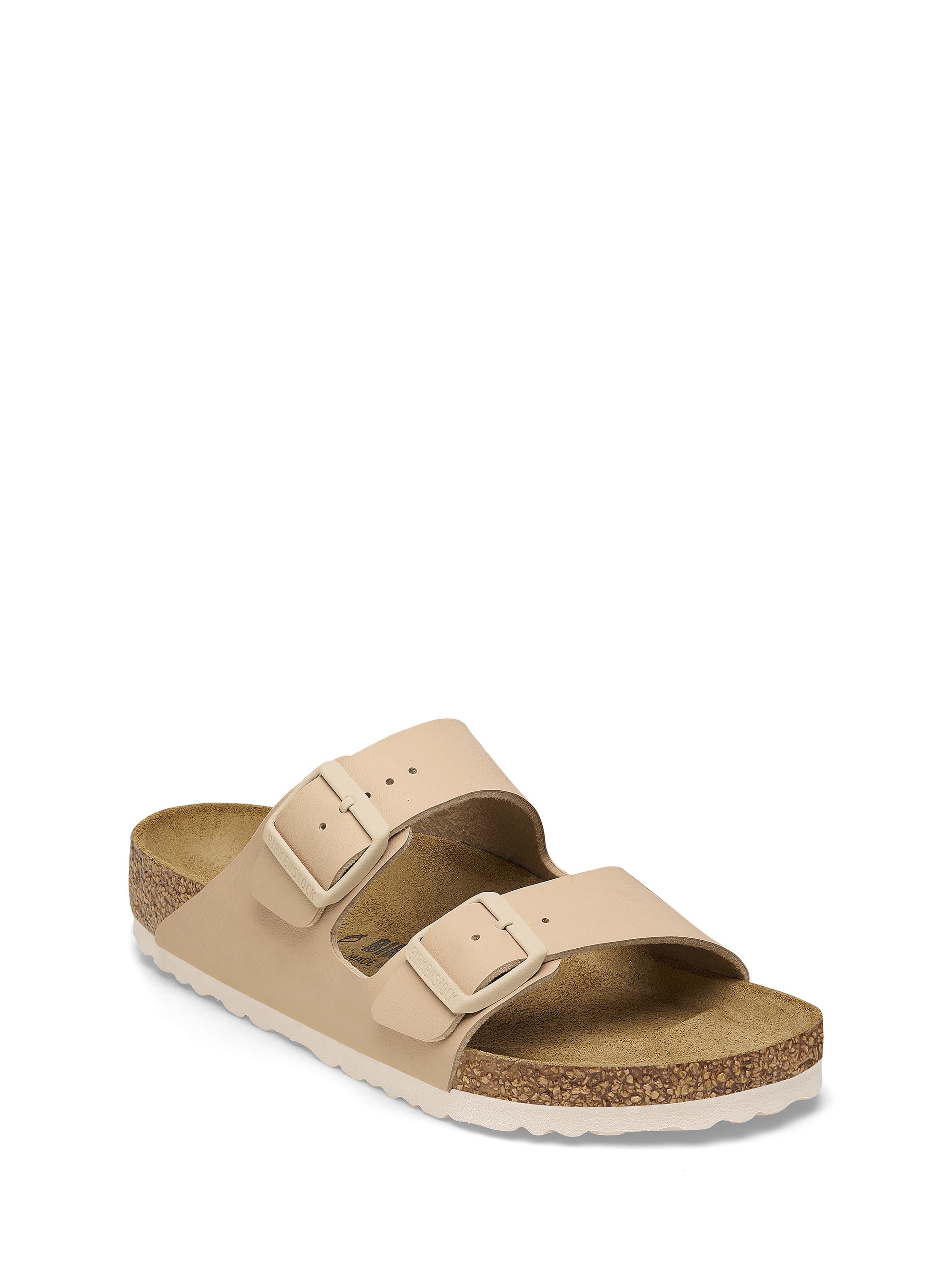 Birkenstock Arizona Birko-Flor Narrow Fit Sandals - Beige
