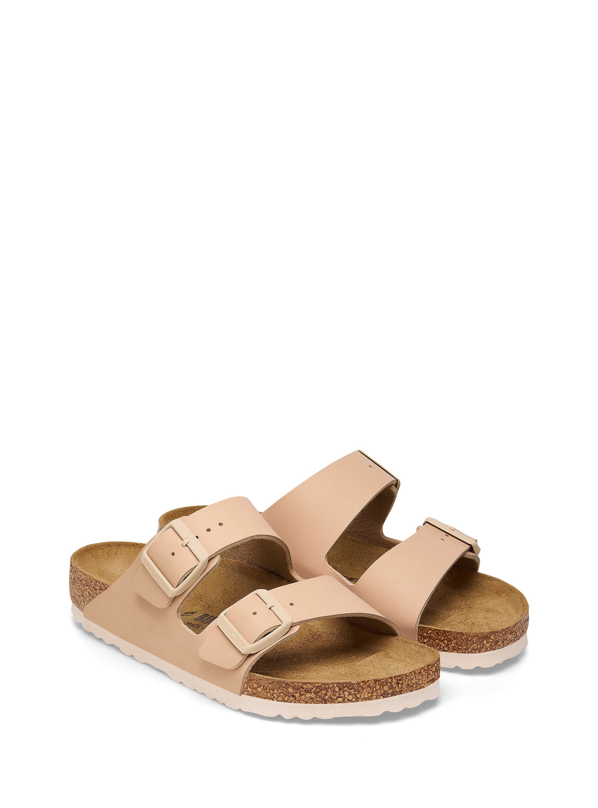 Birkenstock Arizona Birko-Flor Narrow Fit Sandals - Beige