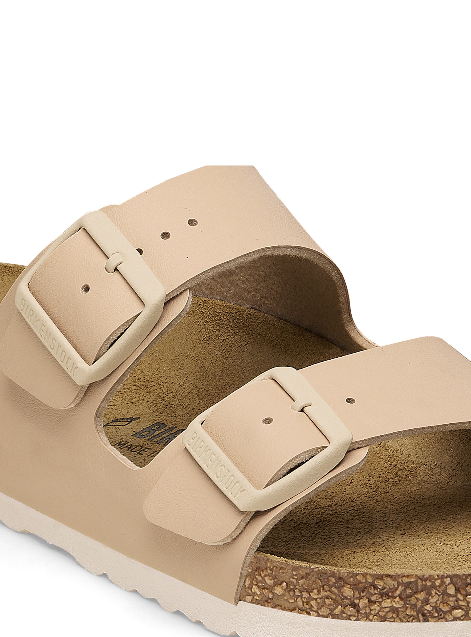 Birkenstock Arizona Birko-Flor Narrow Fit Sandals - Beige