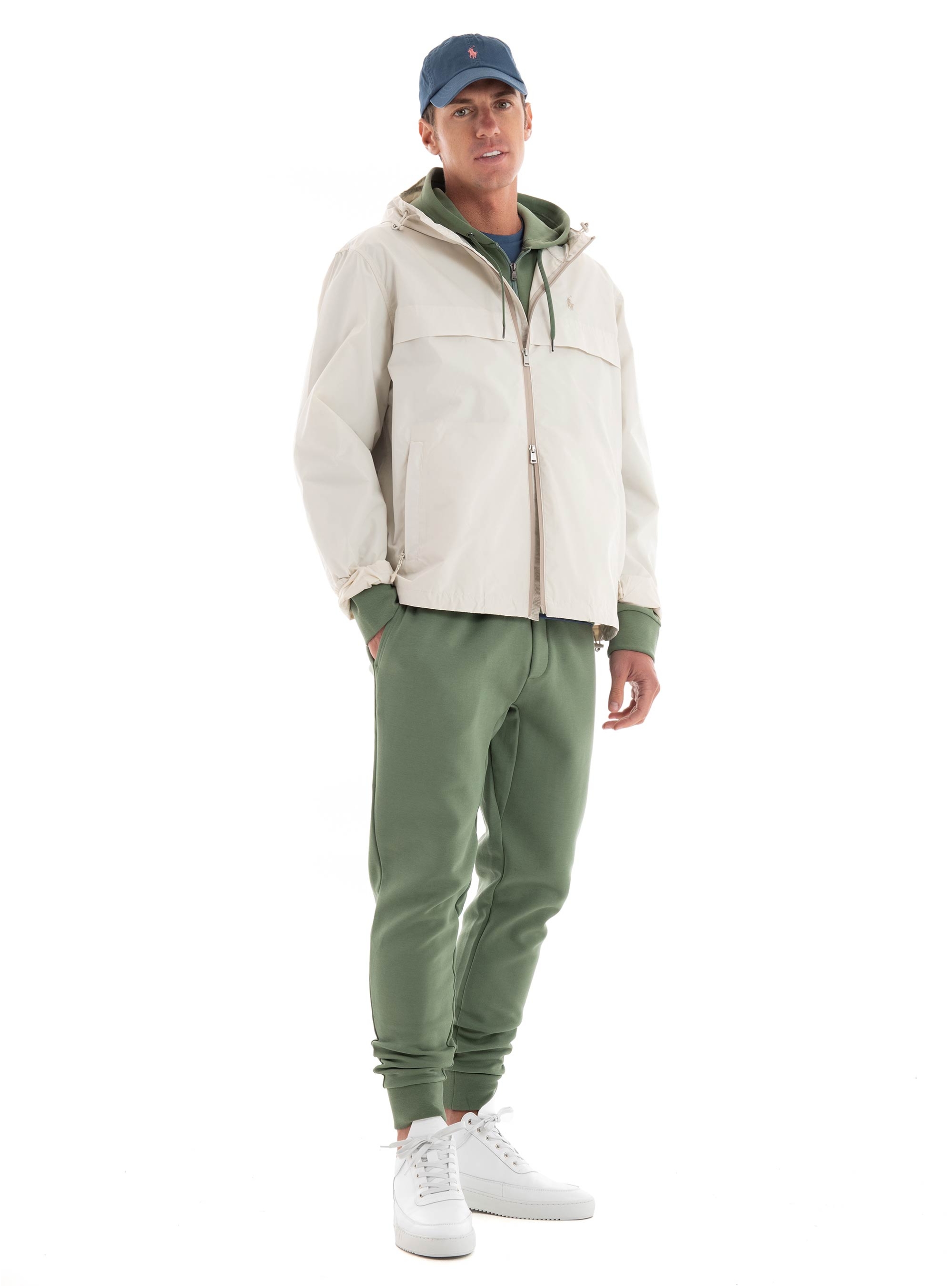Polo Ralph Lauren Full-Zip Hooded Jacket - Ecru