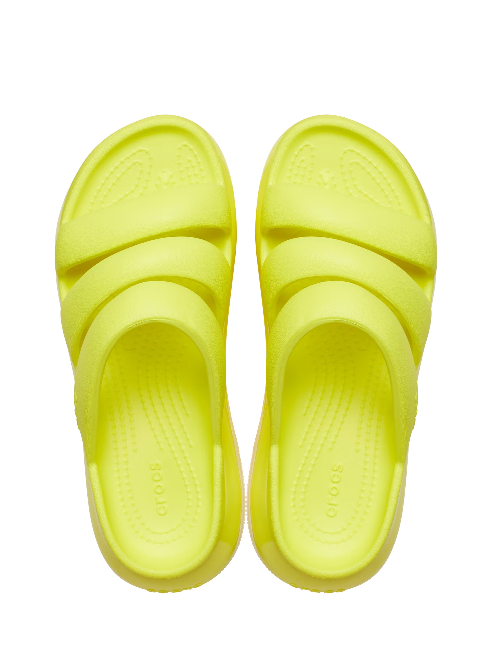 Crocs Mega Crush Triple Strap - Yellow