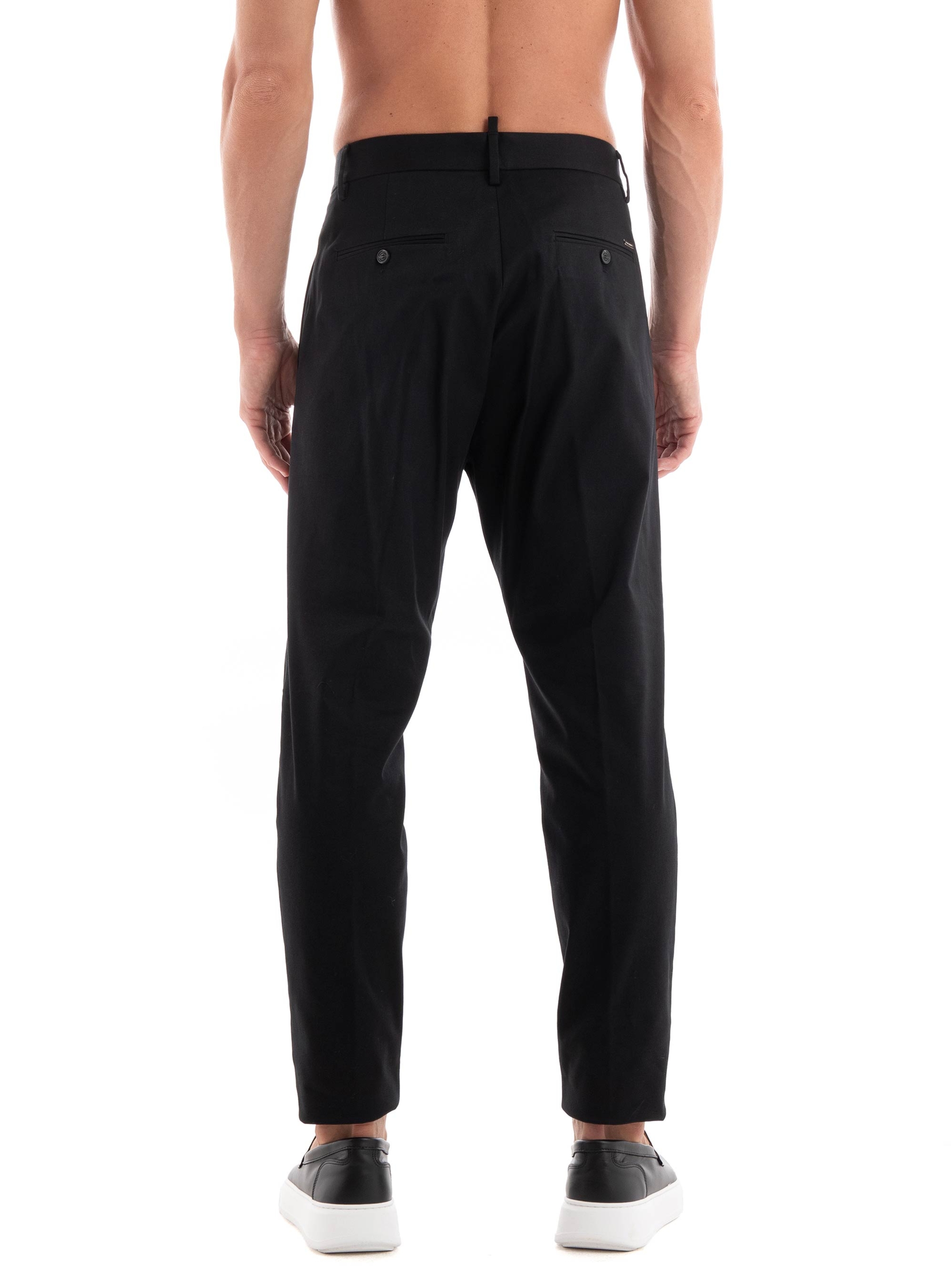 Dsquared One Pleat Pants - Black