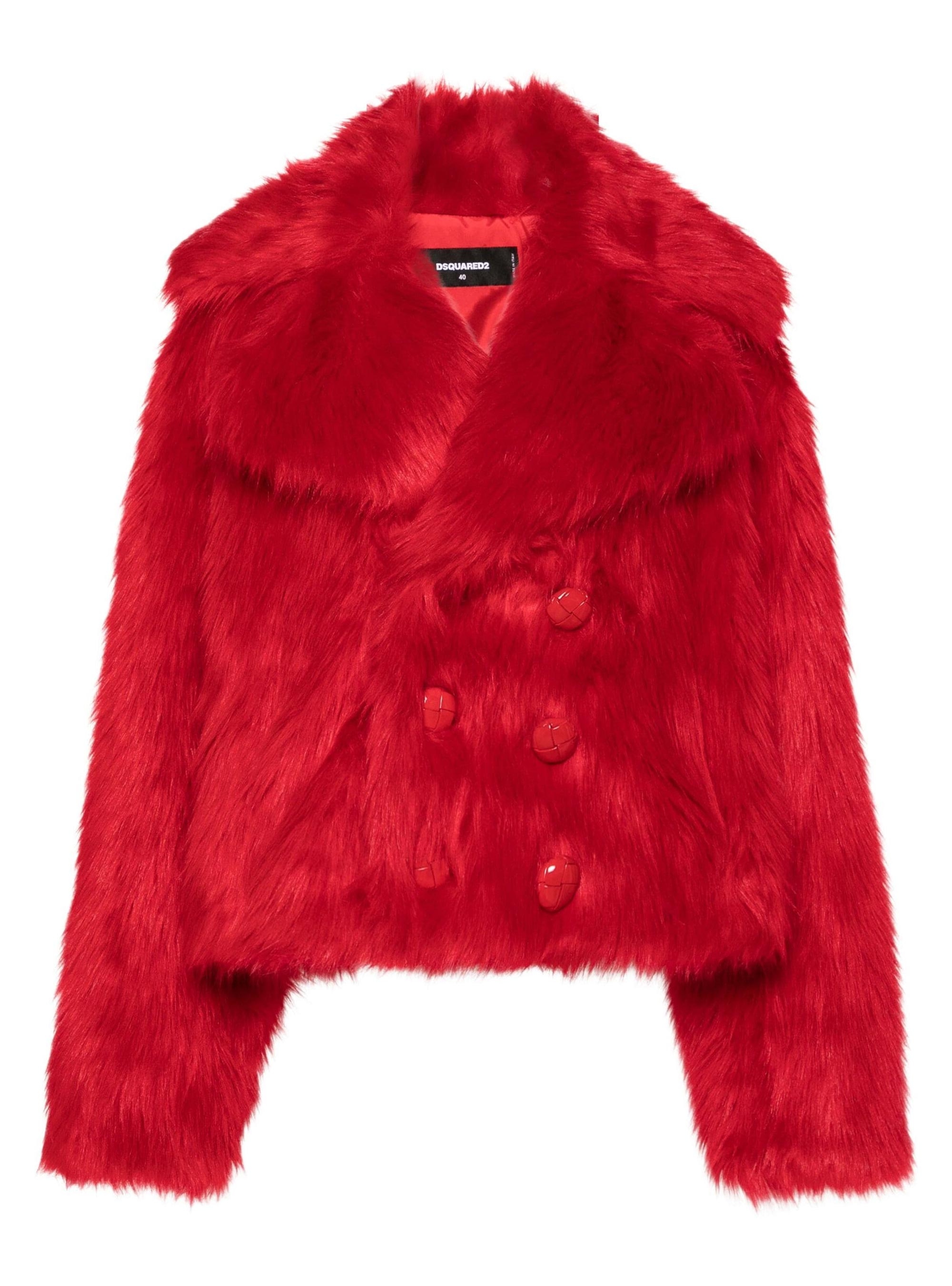 Dsquared Mini Red Pop Fox Peacoat - Red