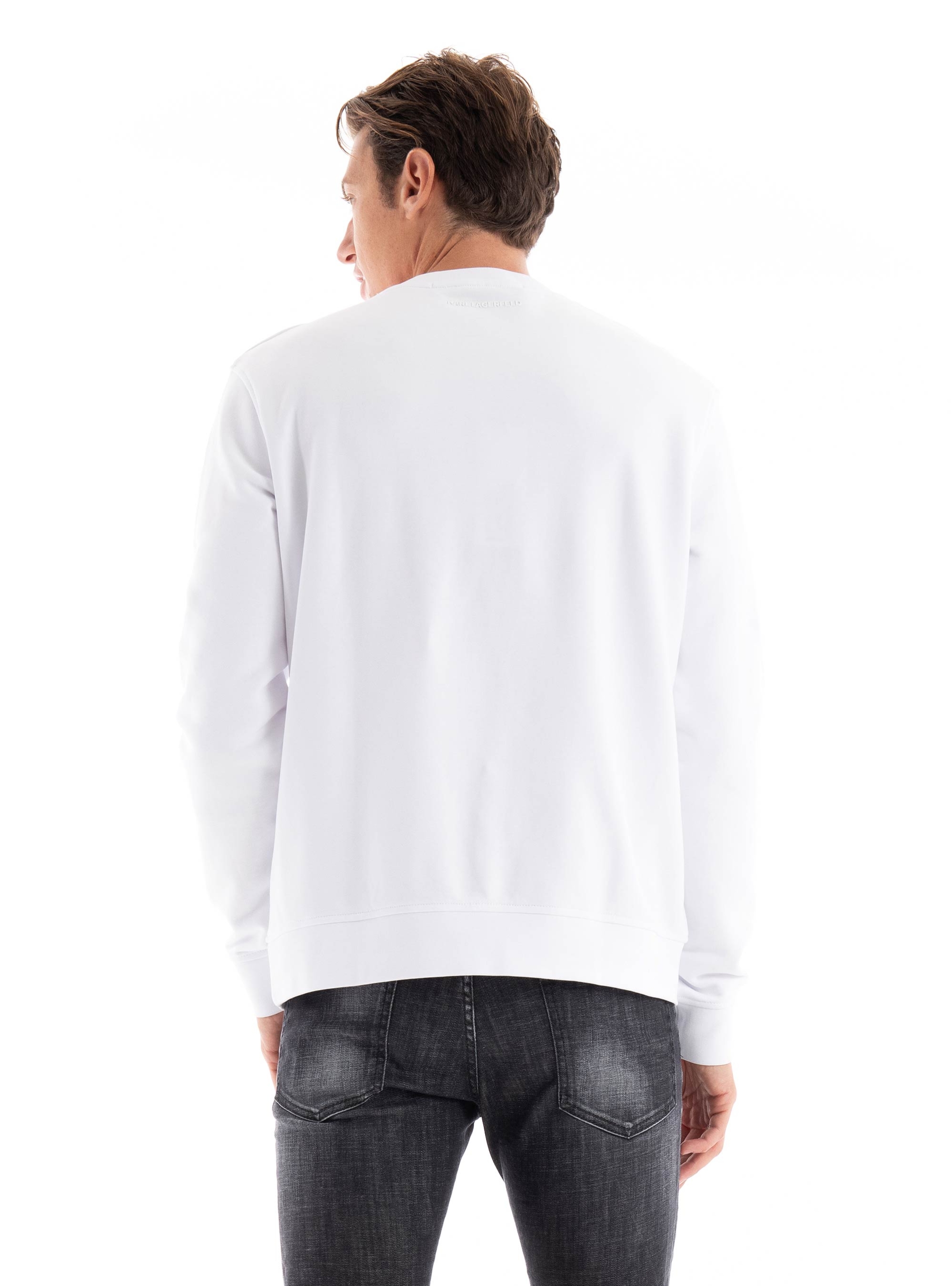 Karl Lagerfeld Crewneck Sweater - White