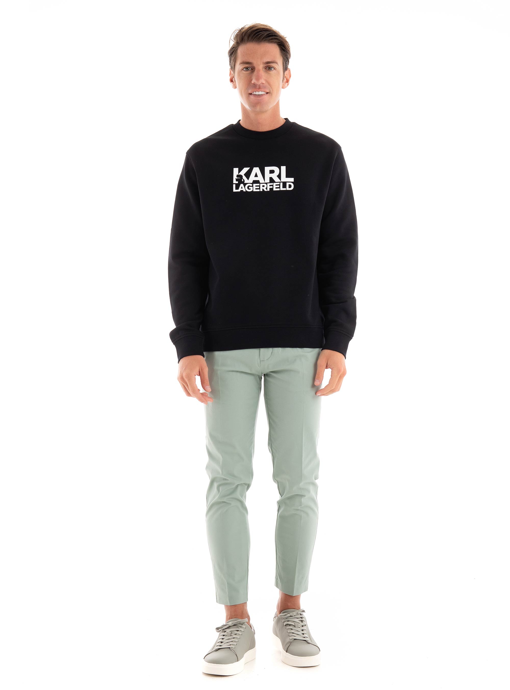 Karl Lagerfeld Crewneck Sweater - Black