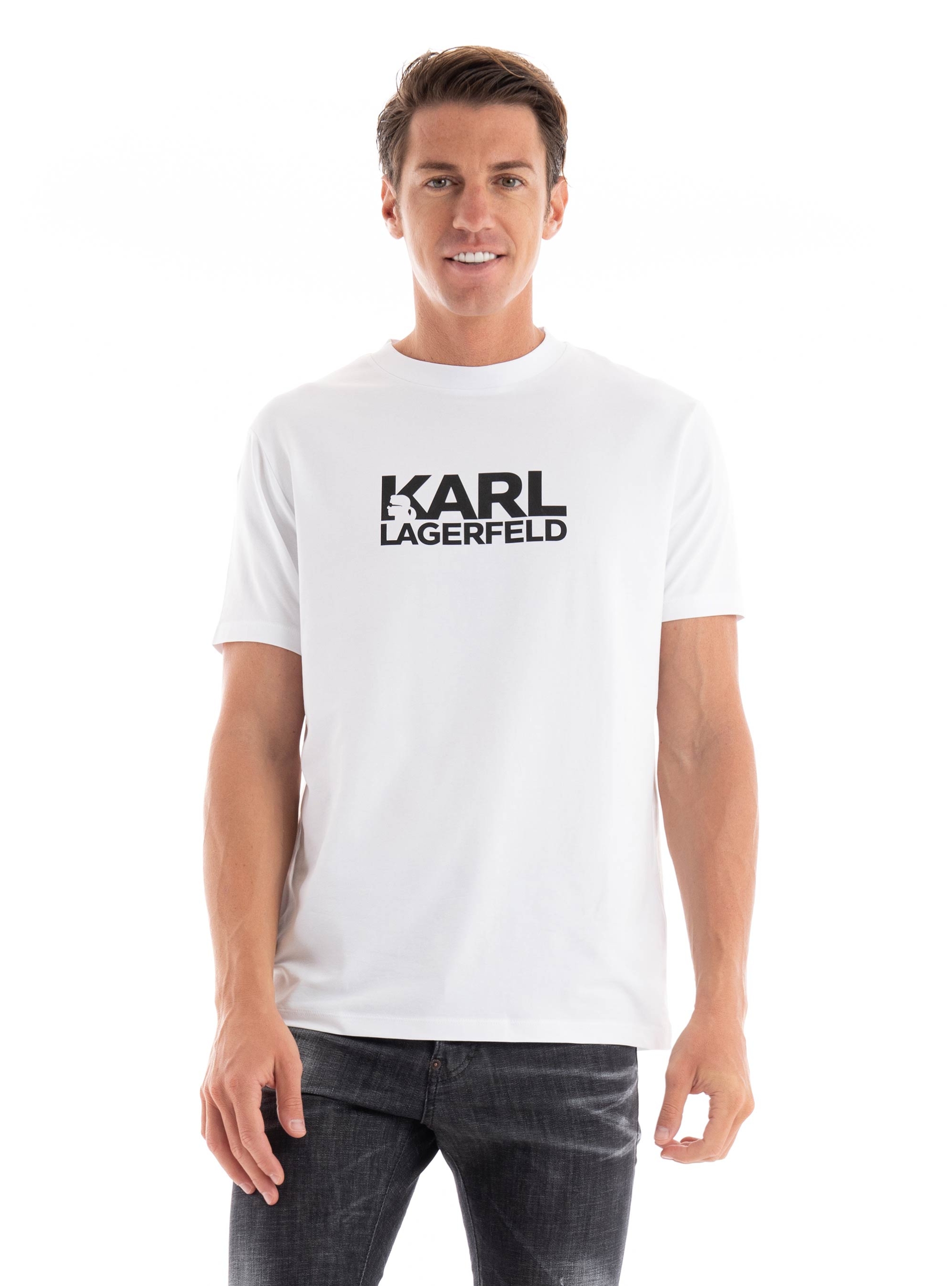 Karl Lagerfeld Logo T-Shirt - White