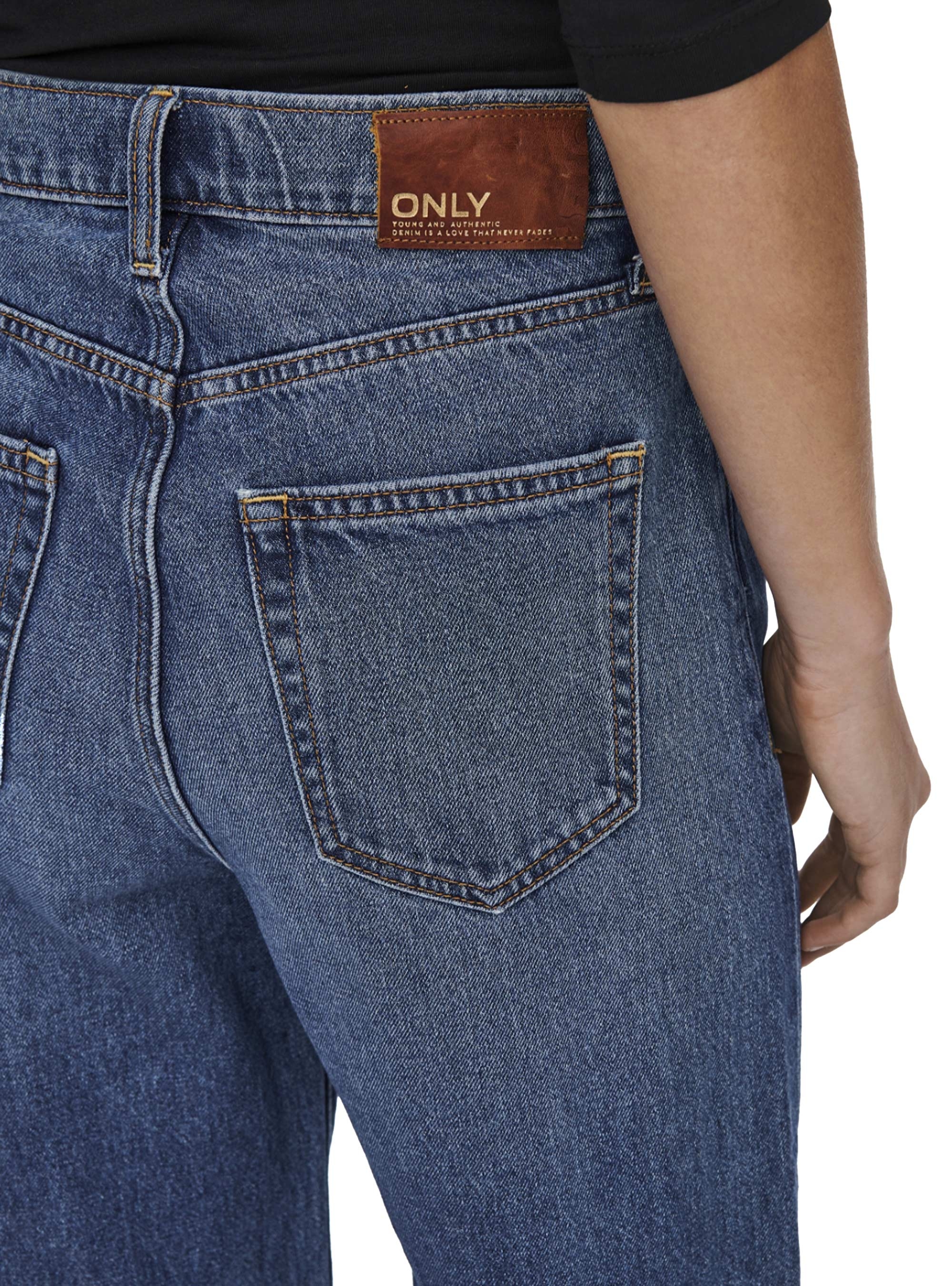 Only Hope High Waist Wide Fit Jeans Add465 - Medium Aged Denim