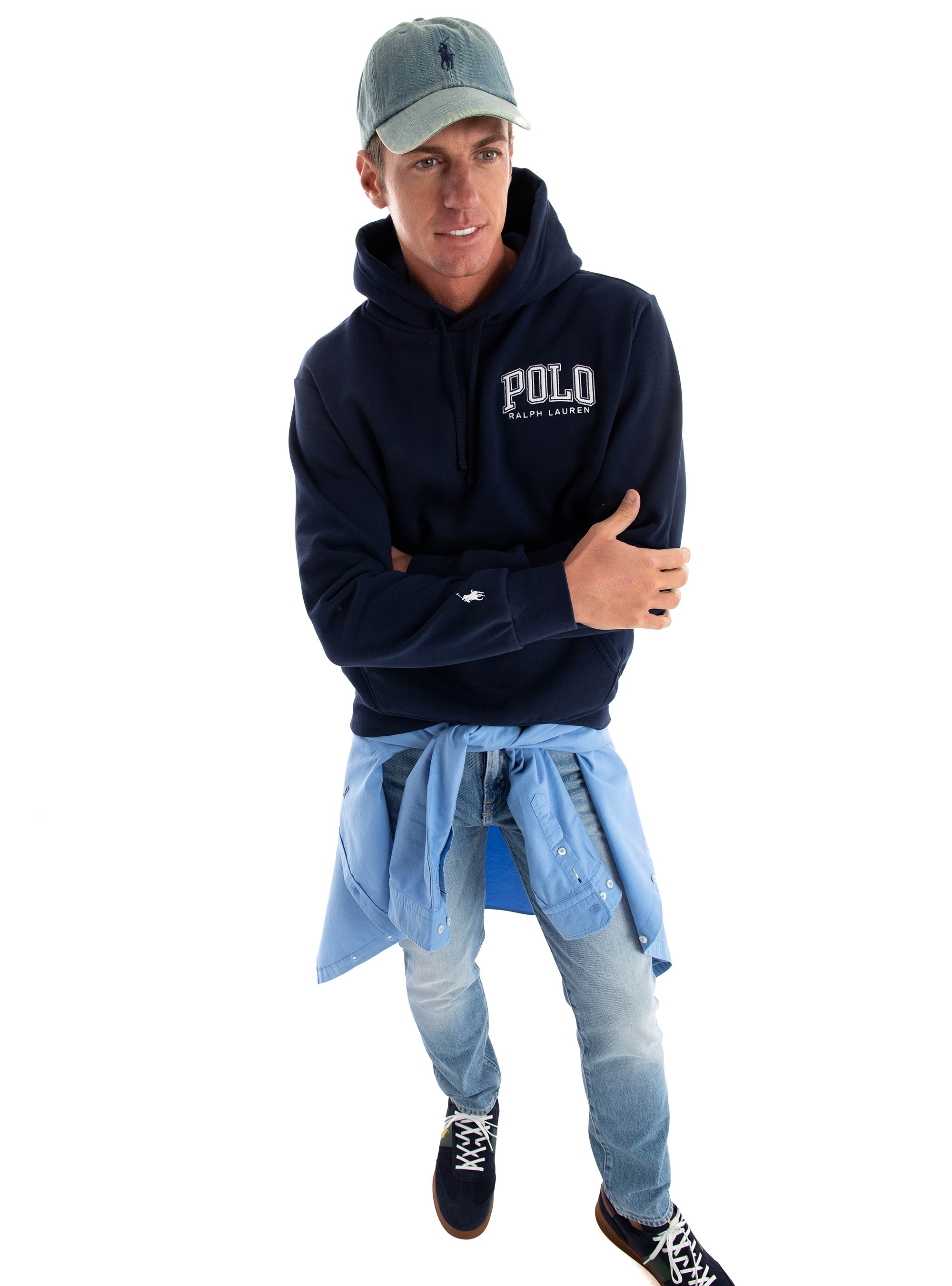 Polo Ralph Lauren Loopback Fleece Hoodie - Navy